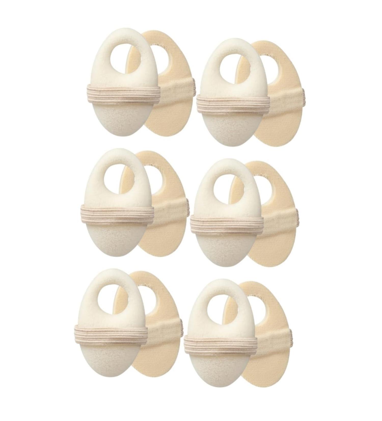 FRCOLOR 6 Pairs Toe Corn Stickers Corn Cushions Foot Compact Metatarsal Pads Back Heel Sticker Daily Use Metatarsal Pads Portable Toe Cushion Replaceable Wear Sleeve Men and Women Elastic - Buy Online on GoSupps.com