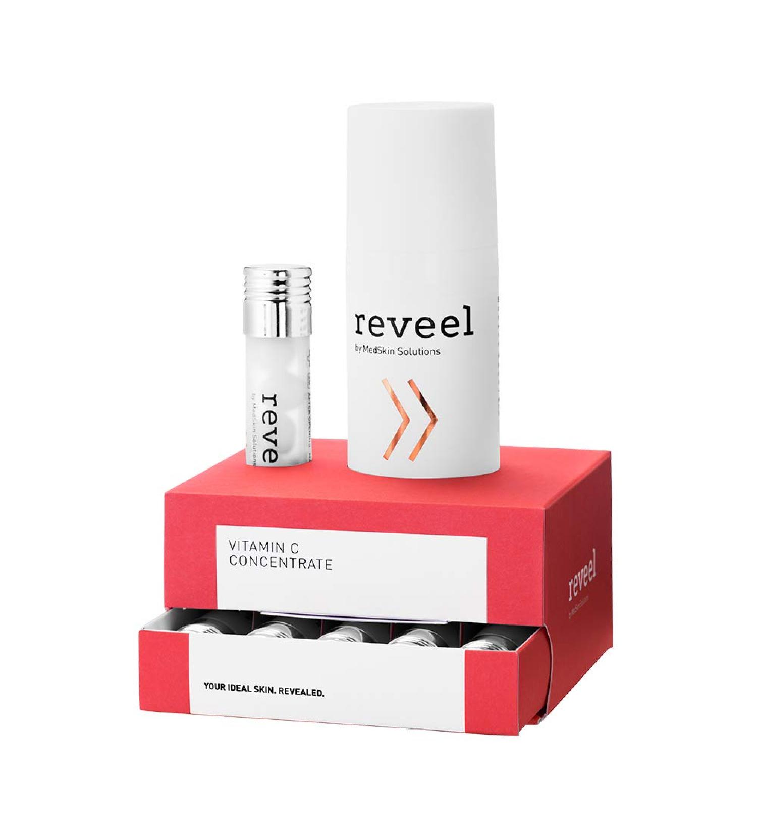 Reveel Vitamin C Concentrate Serum - 6 Week Anti-Aging Kit for Men & Women - 1.69 fl oz - Buy Online on GoSupps.com