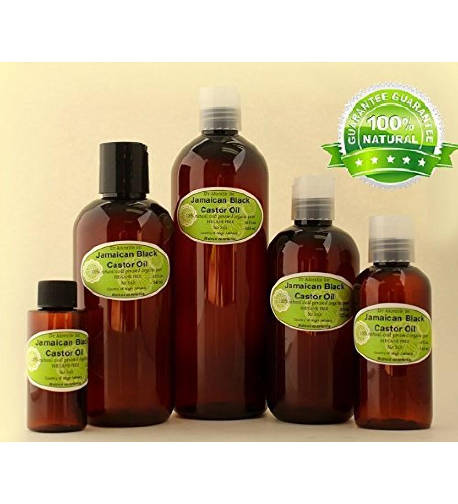 Dr Adorable - 4 oz - Coconut Jamaican Black Castor Oil - Pure Natural Organic Strengthen Grow & Restore Hair Care