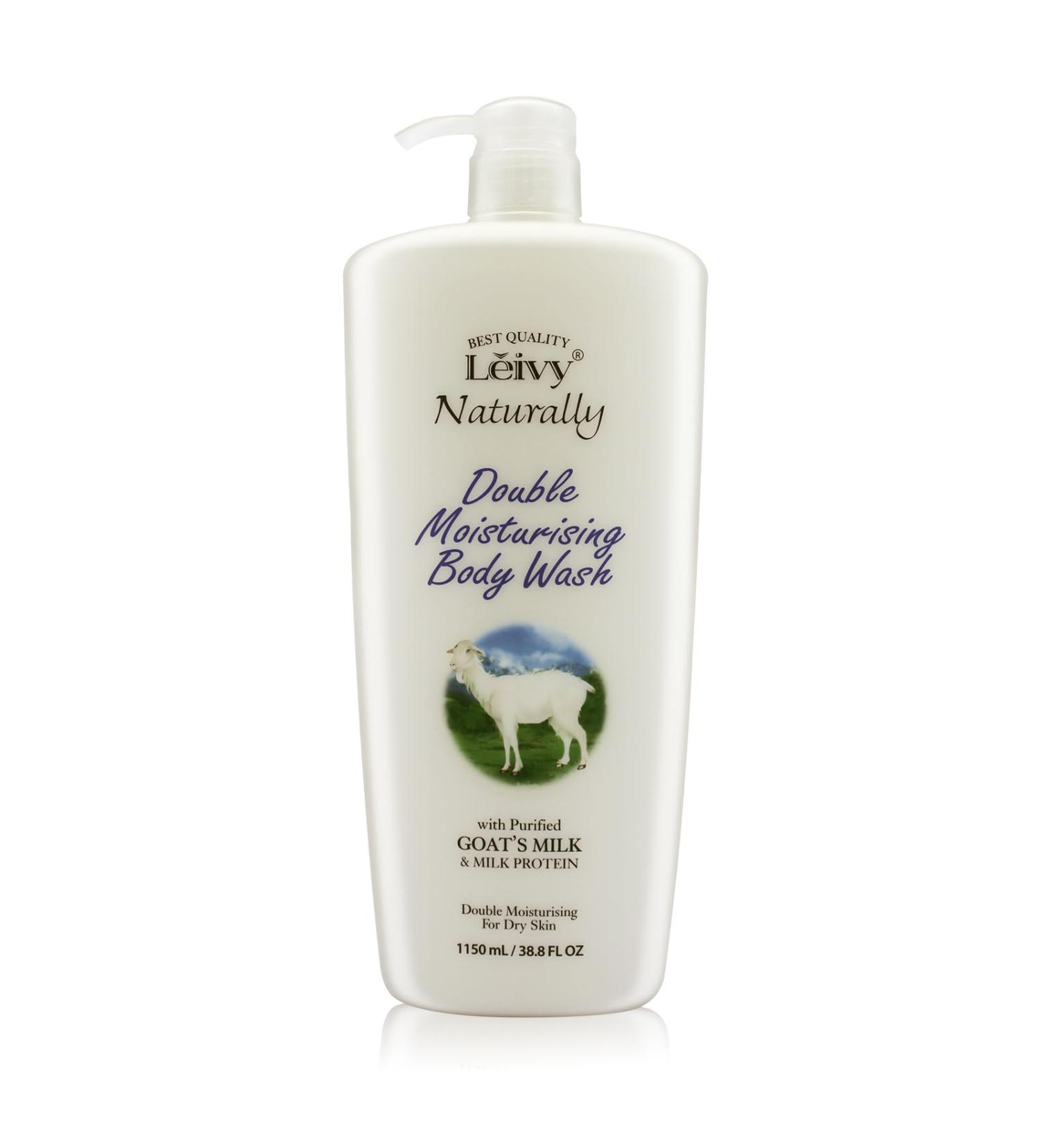 L ivy Goat Milk Body Wash Moisturizing - Floral Fragrance for Dry Skin Cleanser Hydrating Body Shampoo Enriched with Hydrolyzed Milk Protein & Vitamin E 38.8 Fl oz Bottle - Buy Online on GoSupps.com