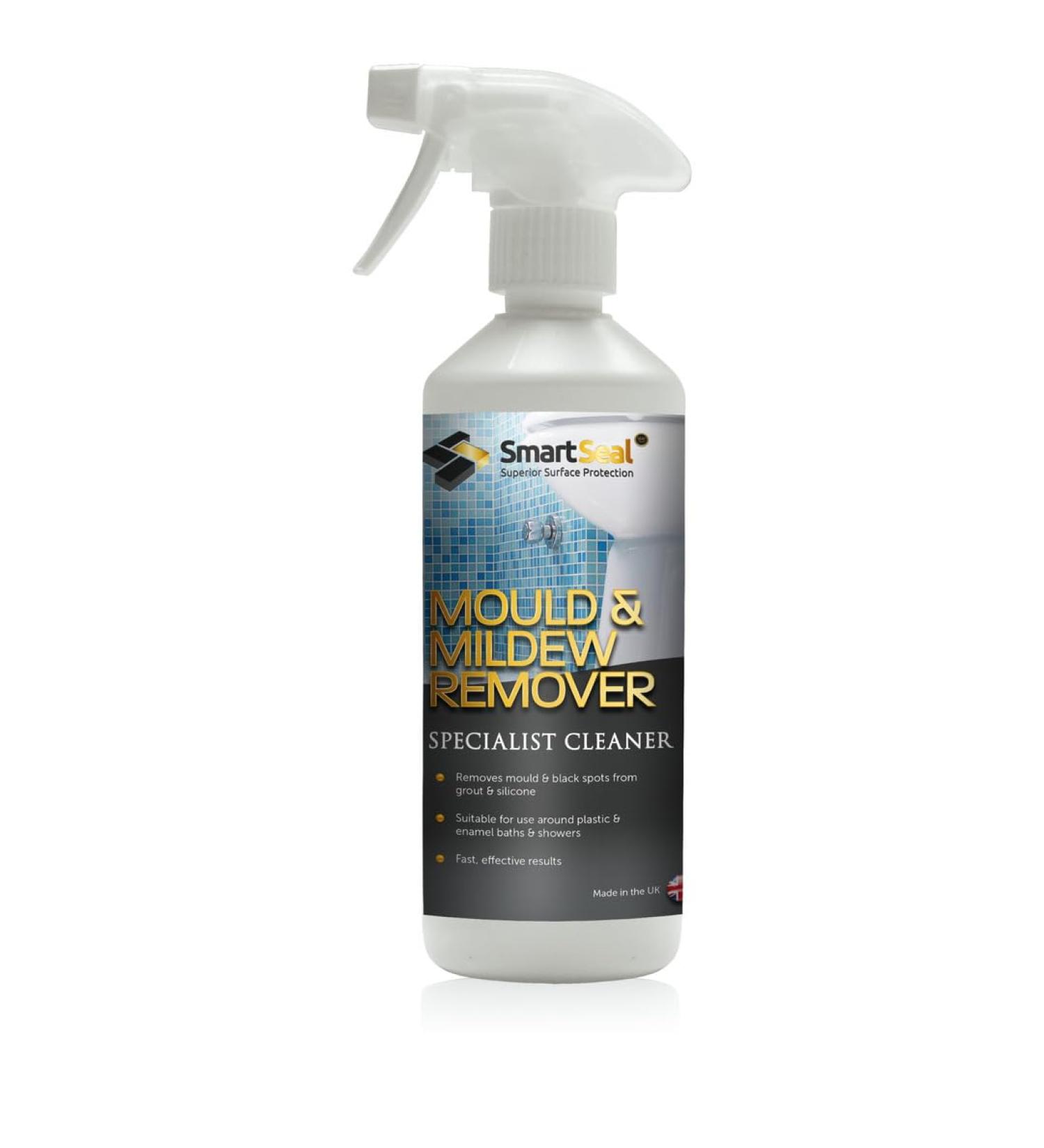Mould & Mildew Remover Spray - Removes Mouldy Stains From Walls Tiles Silicone Seals & More - 500ml - Buy Online on GoSupps.com