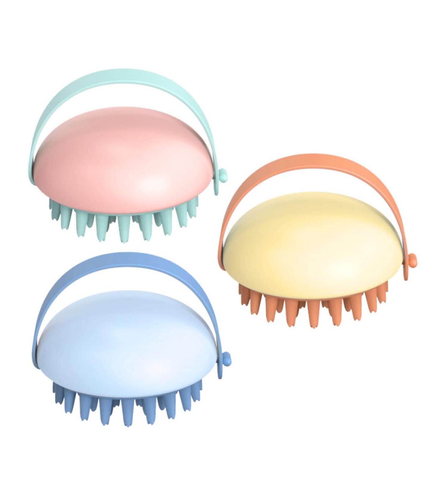 Beatifufu 3-Piece Scalp Massage & Hair Cleaning Comb | Home Hair Washing Brush & Barber Tool - Buy Online on GoSupps.com