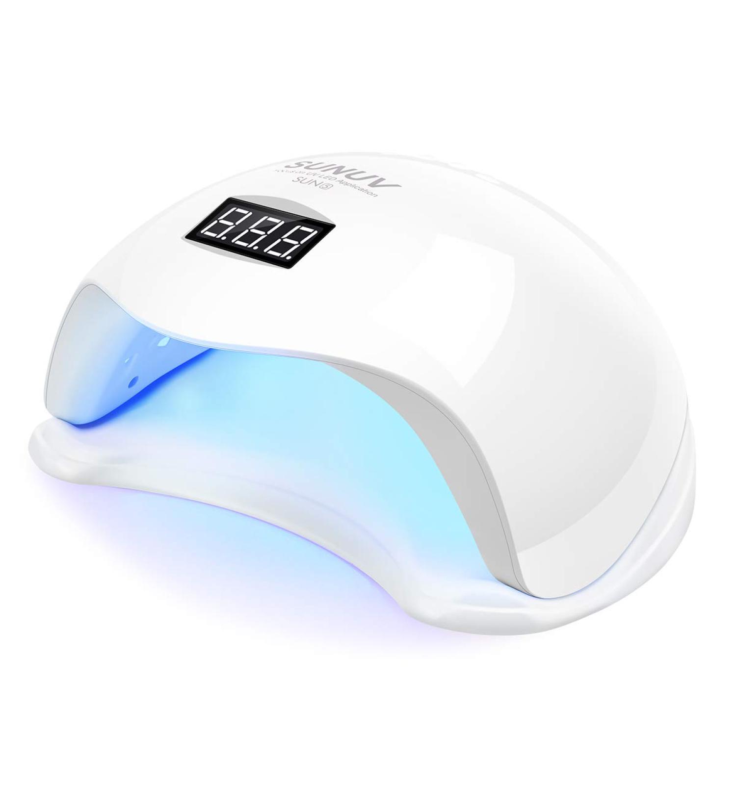 Shop 36W LED UV Nail Lamp - SUNUV Smart 2.0 for Gel Polish Timer & LCD Screen | Perfect Valentine Gift for Women & Couples - Buy Online on GoSupps.com