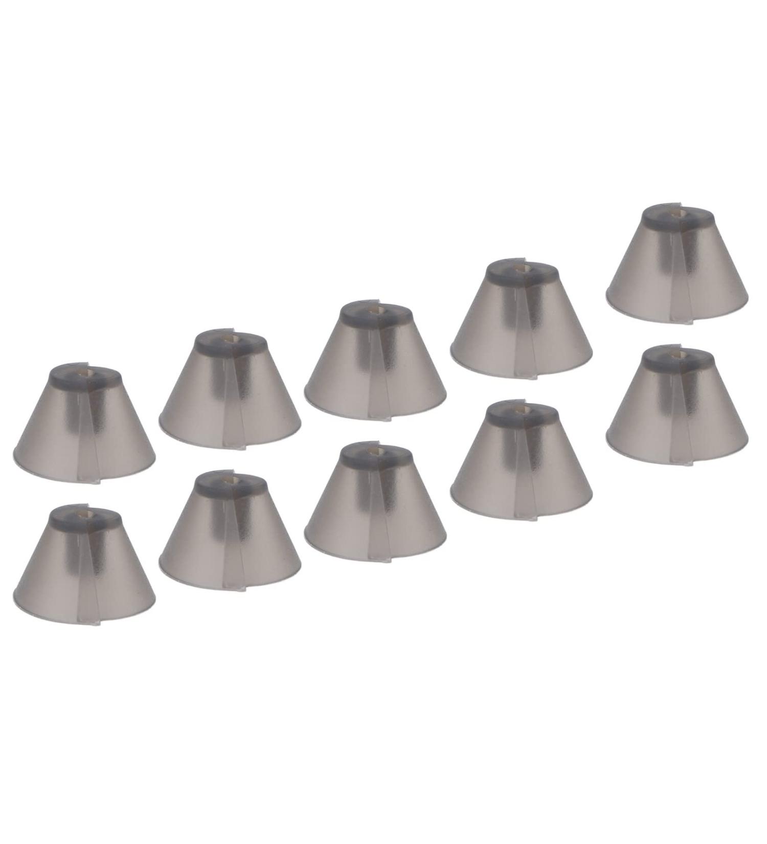 10 Silicone Closed Dome Hearing Aid Earplugs - Removable Washable Replacement for Headphones - Universal Fit for H  - Buy Online on GoSupps.com
