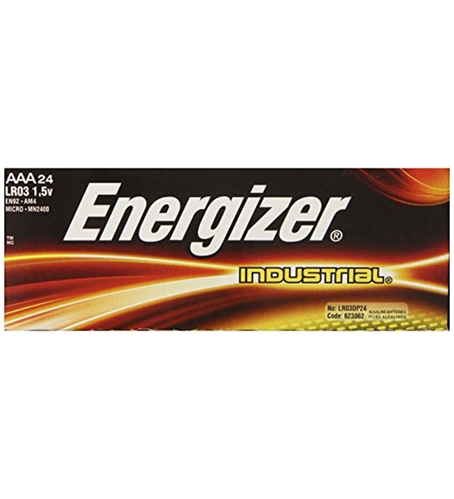 Energizer Industrial AAA Alkaline Batteries - 24 Pack (EN92) | Long-Lasting Reliable Power for Global Shipping - Buy Online on GoSupps.com