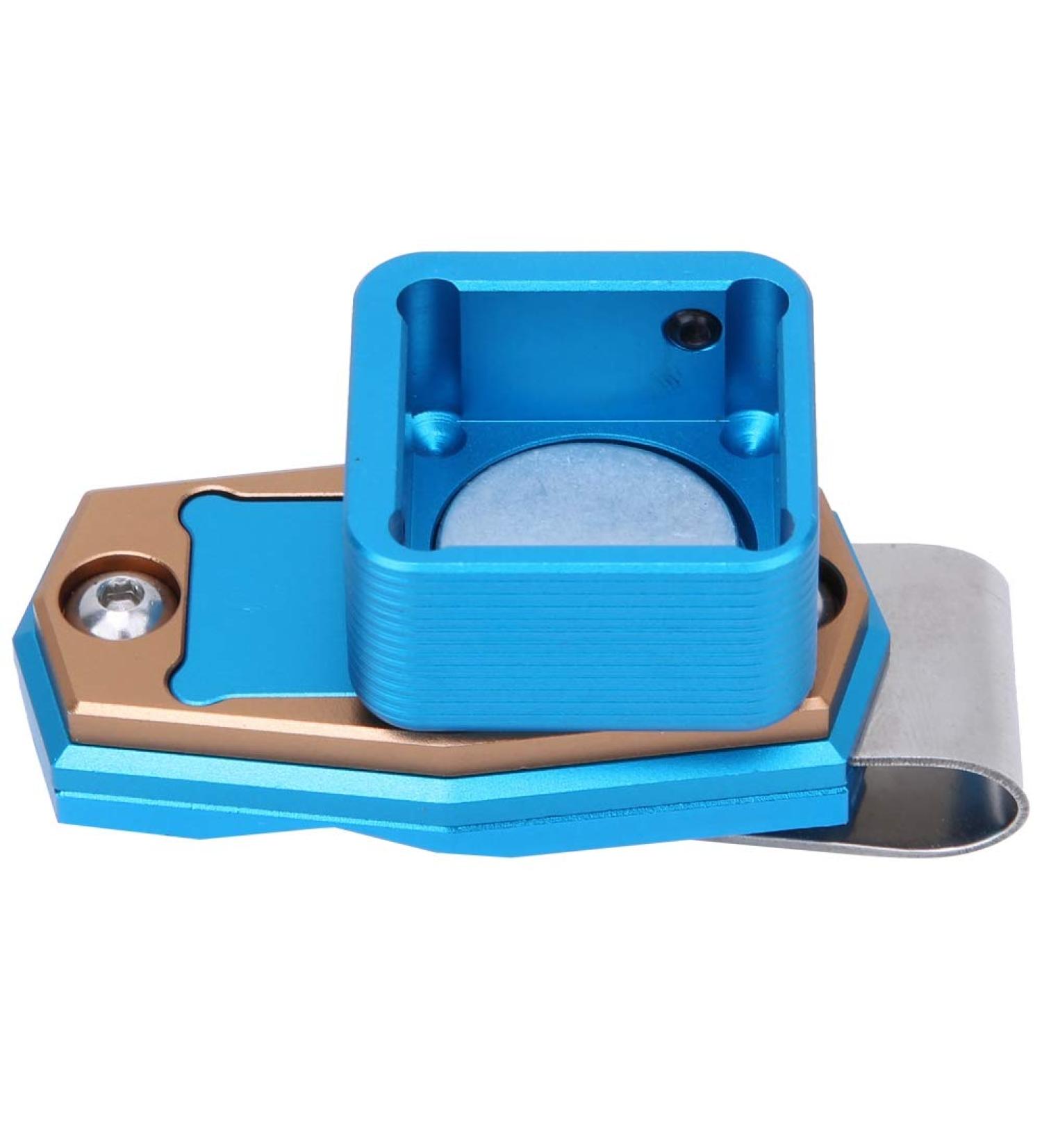 VGEBY Portable Mini Magnetic Billiard Chalk Holder with Clip | Blue Pool Snooker Accessory for International Shipping - Buy Online on GoSupps.com
