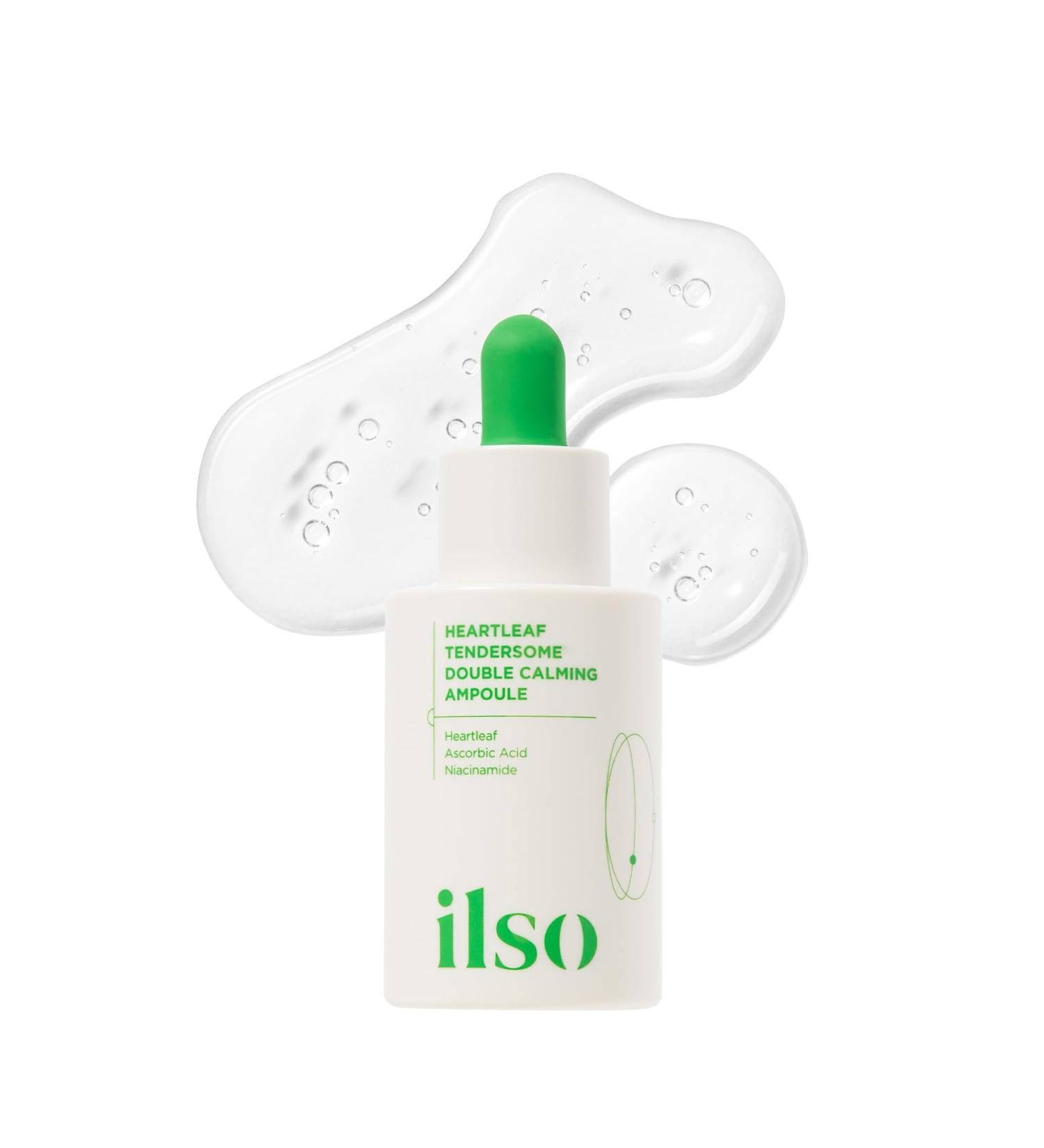 ILSO Heartleaf Tendersome Double Calming Ampoule Ascorbic Acid Niacinamide Soothing serum - Buy Online on GoSupps.com