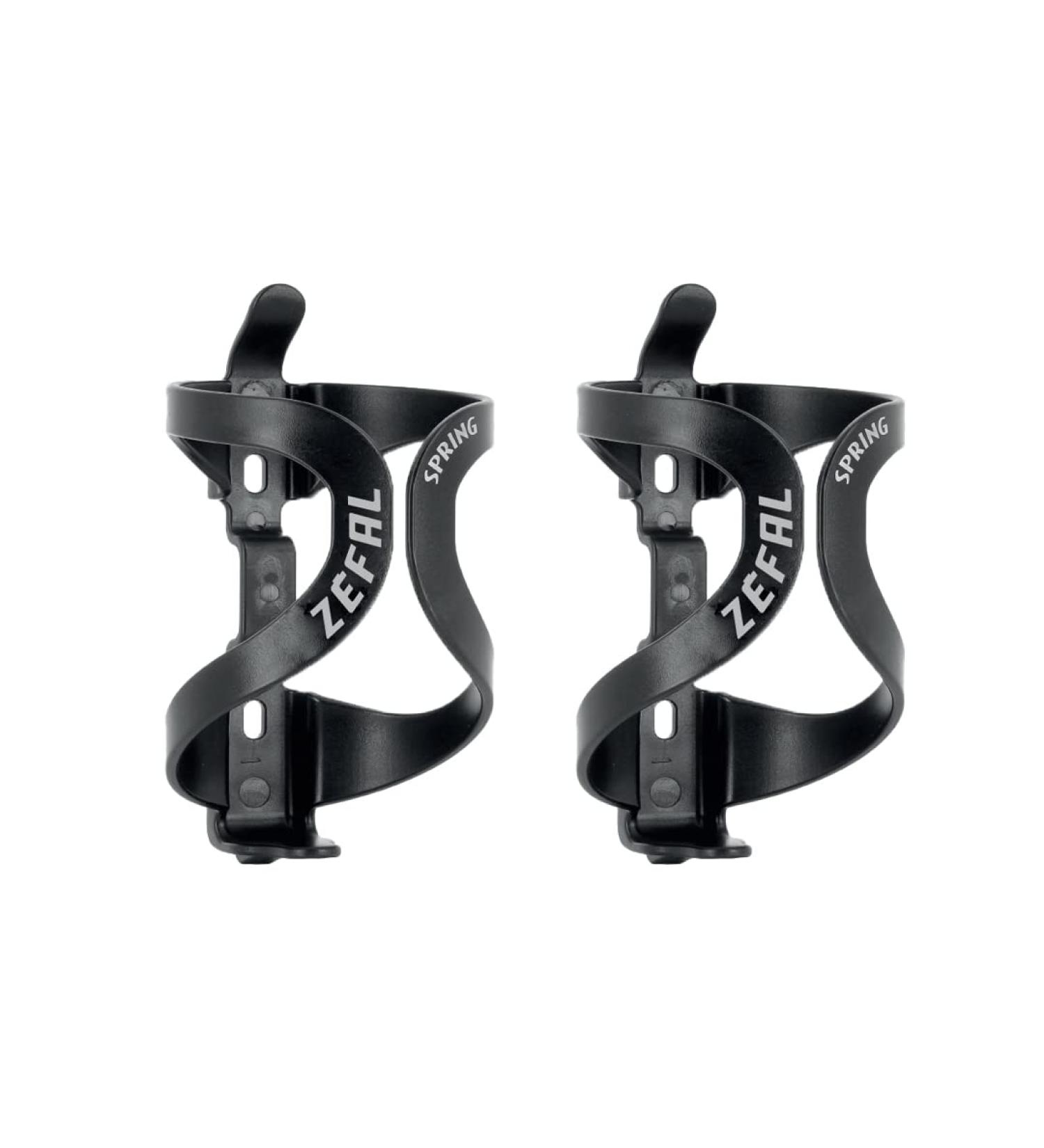 Zefal Pack Spring Noir - Pack de 2 Porte Gourde L ger et Durable pour V lo de Route et VTT - Accessoires V lo Noir - Buy Online on GoSupps.com