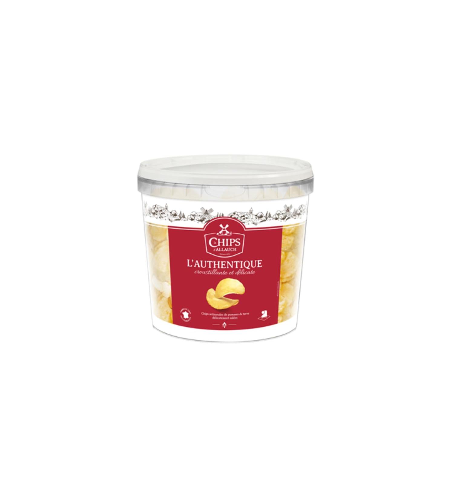 Chips l'Authentique LA CHIPS D'ALLAUCH - 1 Pot de 725 gr