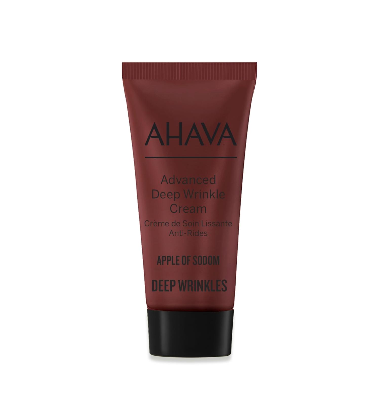 AHAVA Apple of Sodom Advanced Deep Wrinkle Smoothing & Firming Cream - Targets Age-Related Wrinkles & Restores Volume includes exclusive Osmoter & ATPeptide 0.50 fl.oz