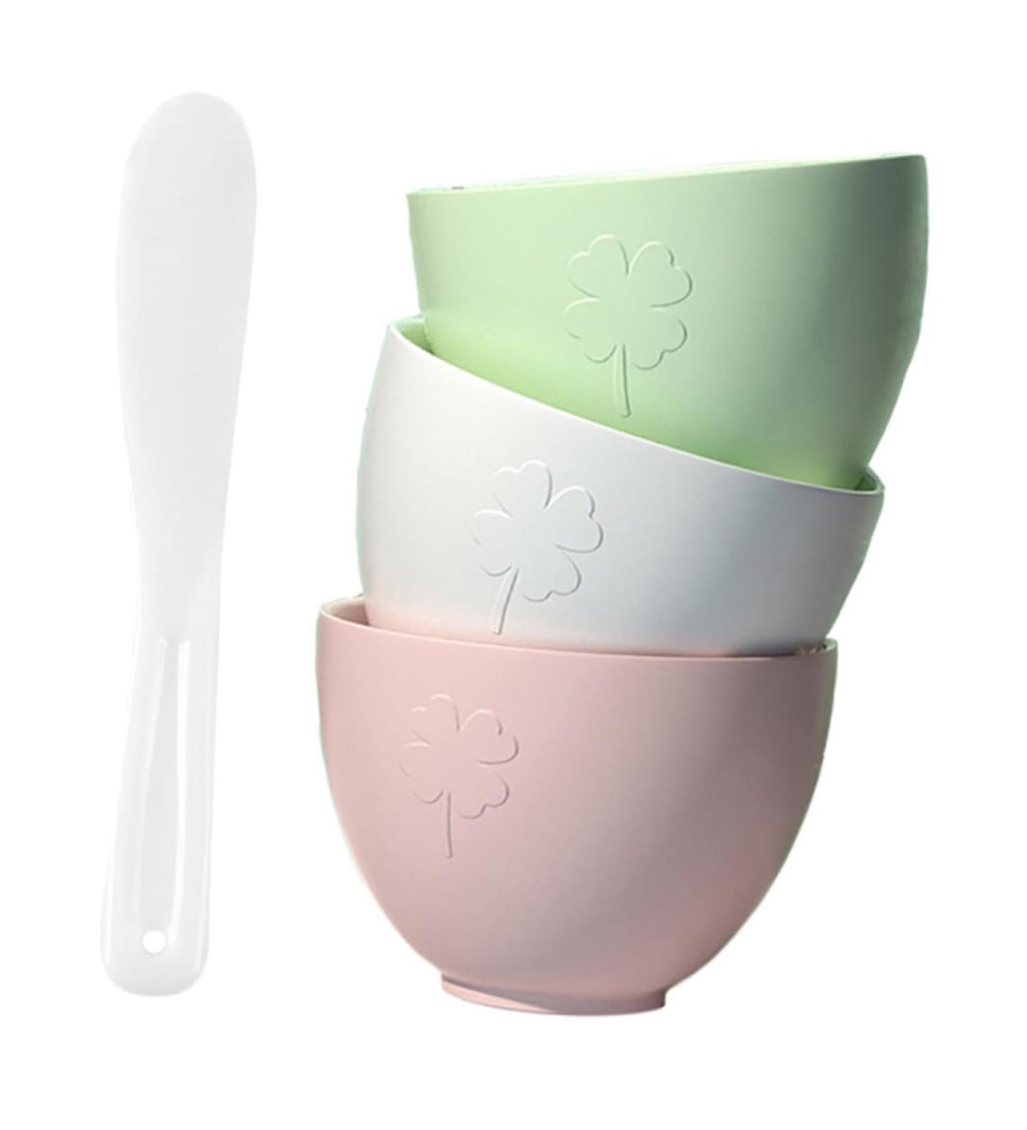 Set de Bols Silicone pour Masque Facial DIY avec de M lange Bol de Modelage pour Salon de Beaut et Usage Domestique - Buy Online on GoSupps.com