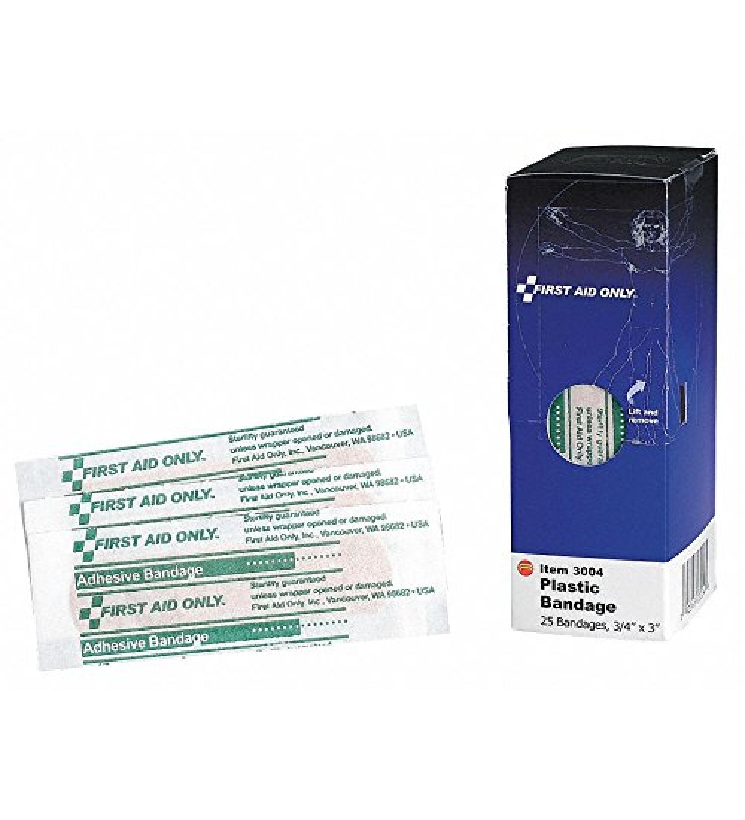 Bandage Plastic 3 In L PK25