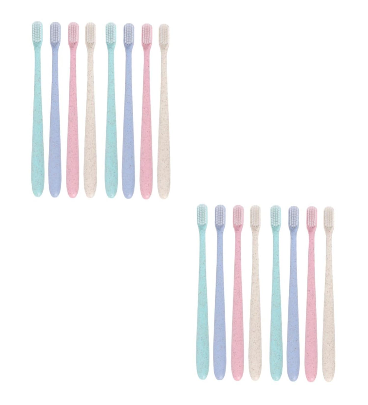 Travel Toothbrush Set - Healeved 4 Boxes of 8 Soft Bristle Toothbrushes with Caps - Perfect for Camping & On-the-Go Oral Care - Buy Online on GoSupps.com