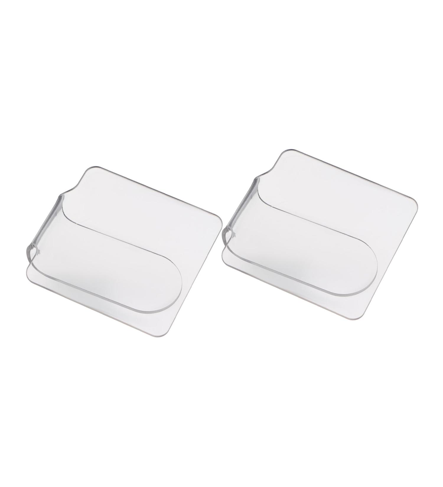 2 pi ces Palette de Maquillage pour Ongles Transparente Acrylique Palette de M lange Portable Ergonomique avec Poign e Incurv e Outil Cosm tique R utilisable pour Fond de Teint et - Buy Online on GoSupps.com