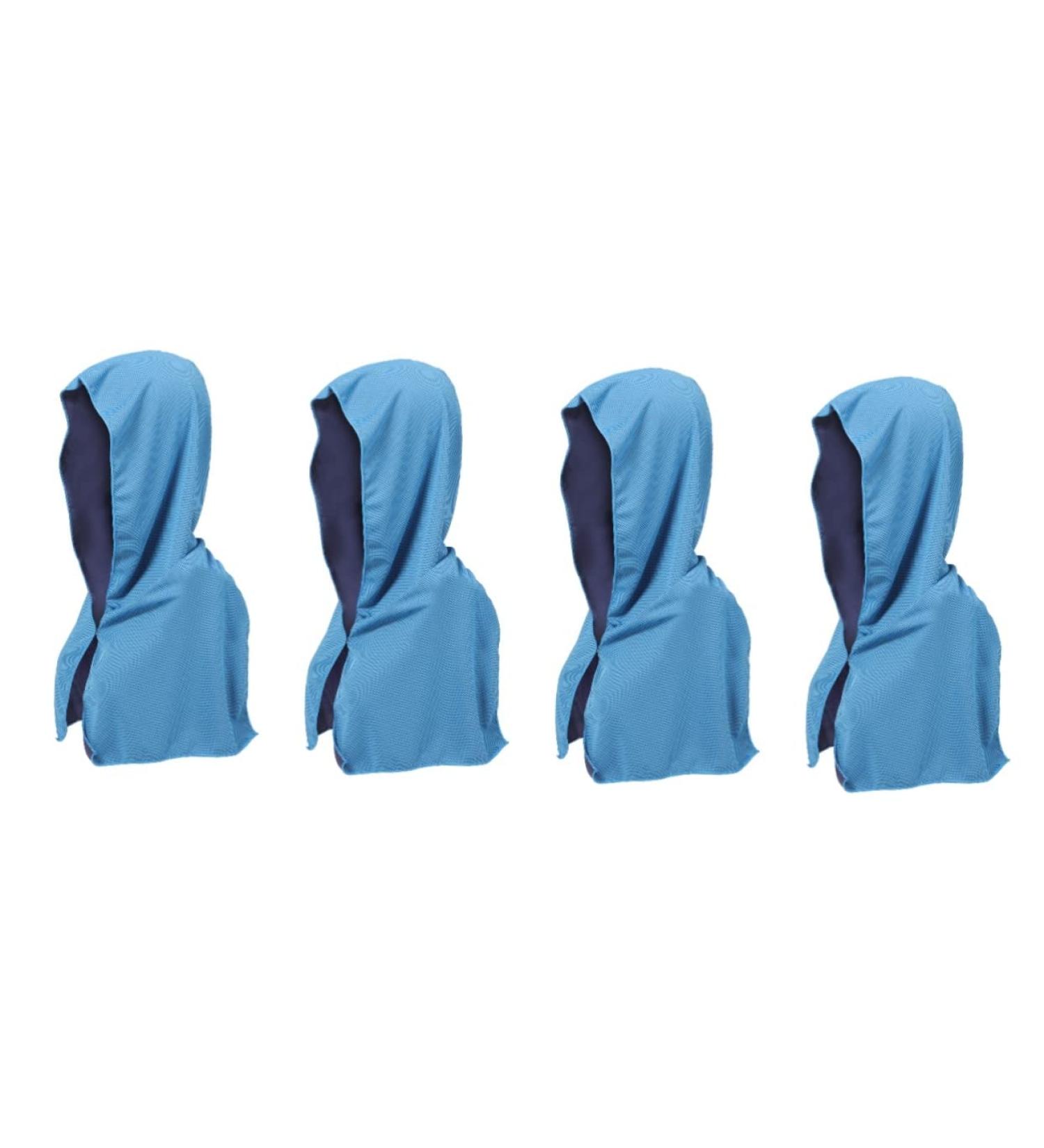 Sosoport 4PCs Cooling Face Masks for Men - Neck Gaiters Head Wraps & Protection Covers - Blue 67x28cm - Ideal for Cycling & Outdoor Activities - Buy Online on GoSupps.com