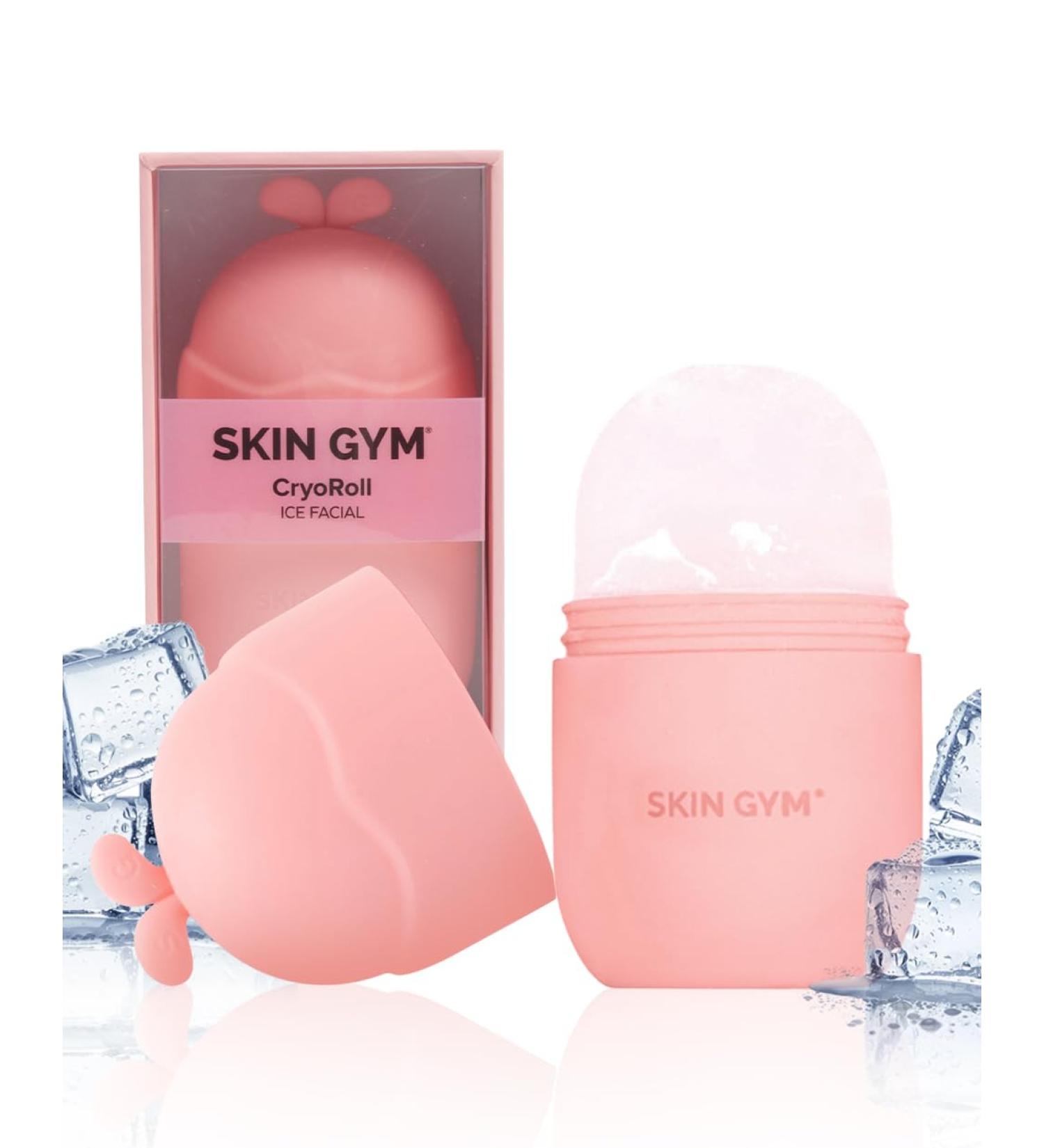 Skin Gym Ice Roller for Face - Depuff Minimize Pores & Achieve Glowing Skin | Easy-to-Use Rolled Ice Face Roller for At-Home Cold Therapy - Buy Online on GoSupps.com