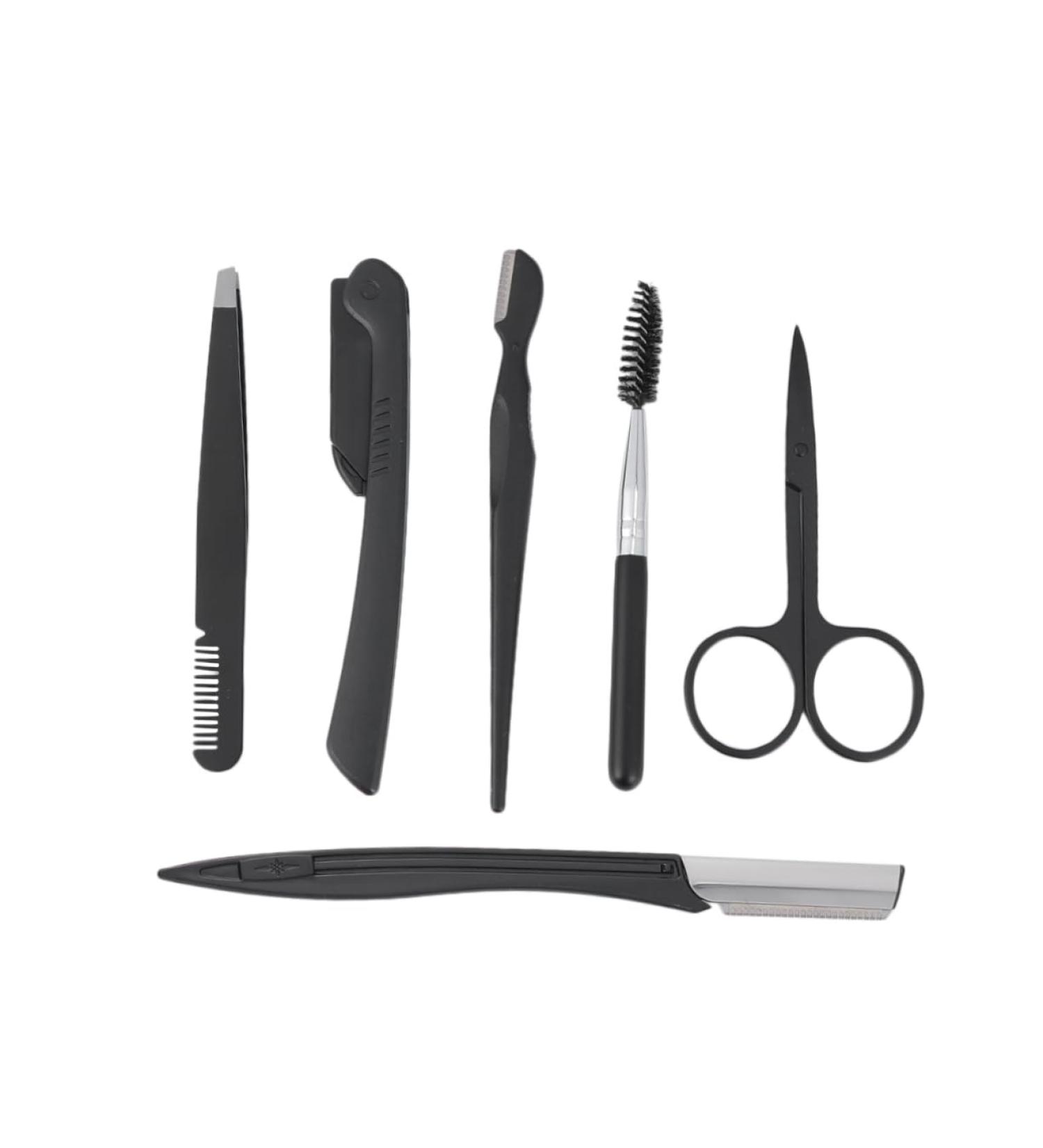 MAGICLULU Eyebrow Trimming Set | Tweezers Scissors & Razor for Perfect Brows | International Shipping Available - Buy Online on GoSupps.com
