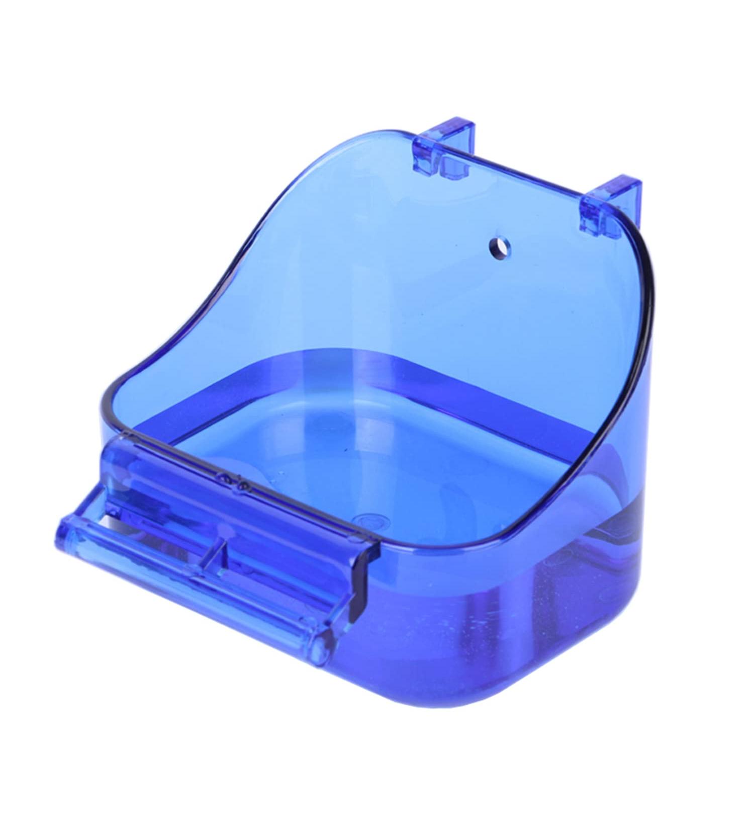 Shuoxpy Small Bird Bath Box - Parrot Bathing Tub for Small Birds, Parakeet, Canary, Budgerigar | Bird Cage Supplies - Random Color - Buy Online on GoSupps.com