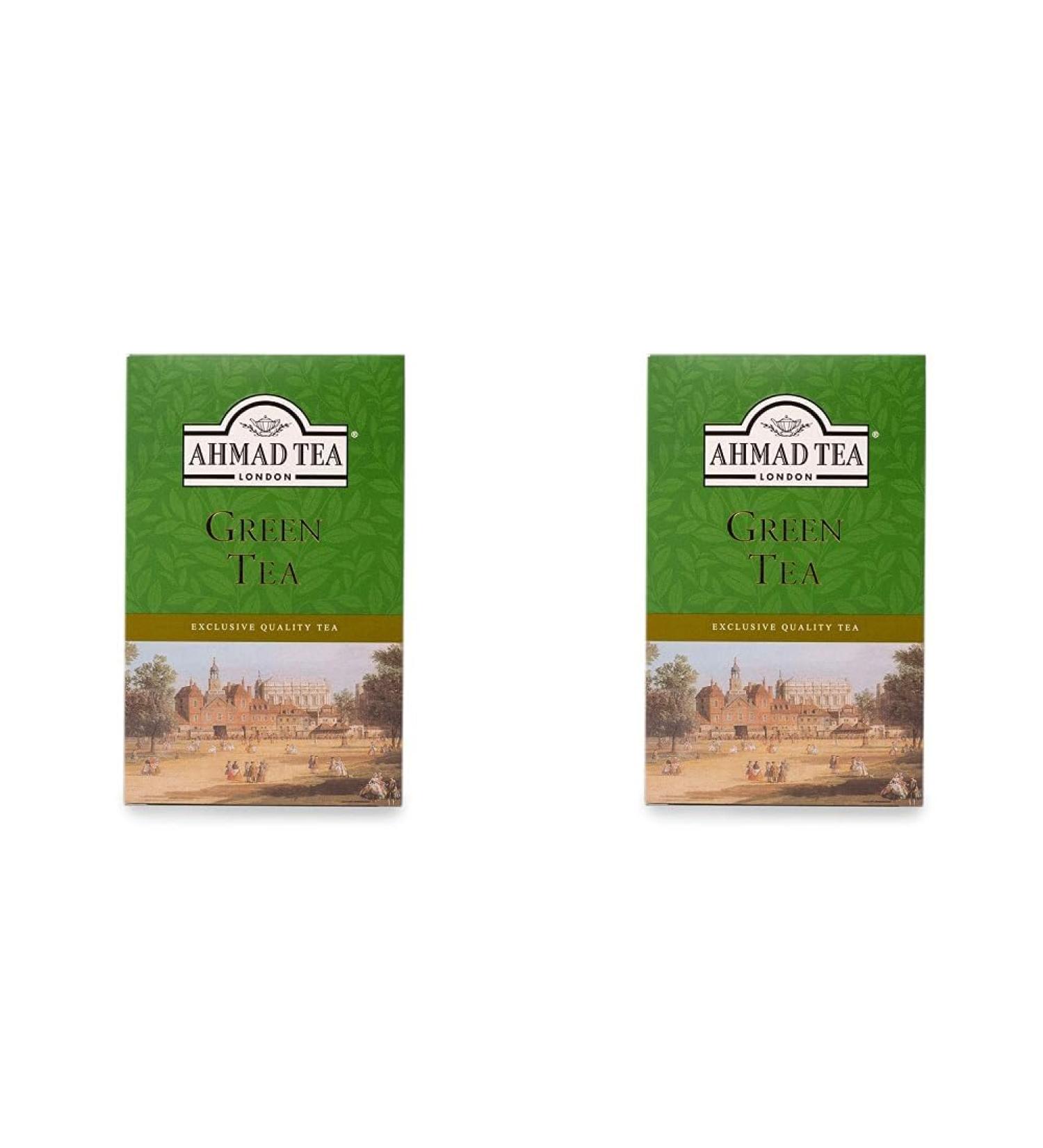 Ahmad Tea Green Tea - Pure Loose Green Tea from China 500g (Pack of 2) - International Shipping Available - Buy Online on GoSupps.com
