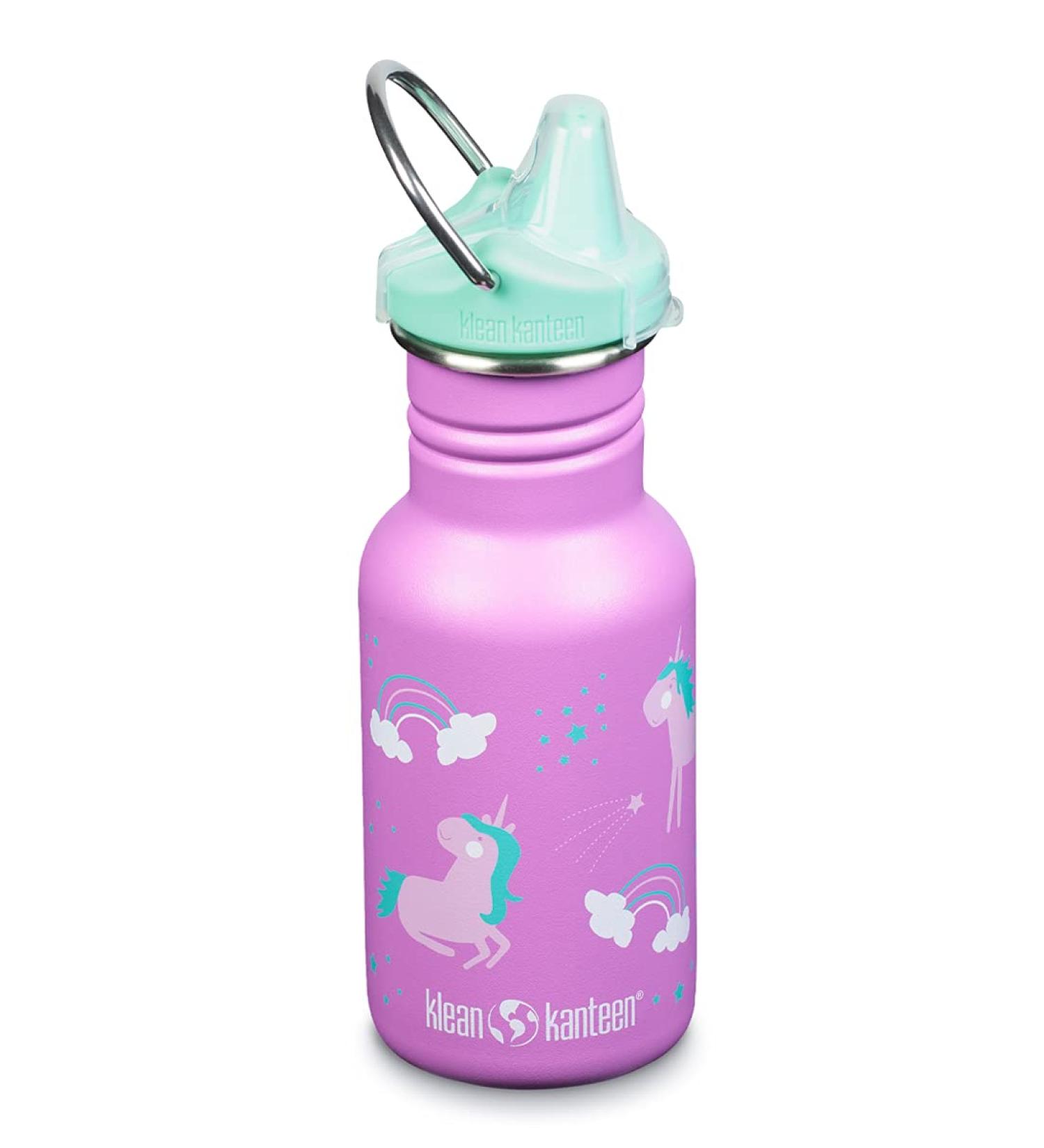 Klean Kanteen Kid Classic Narrow 12oz (w/Sippy Cap) Unicorns