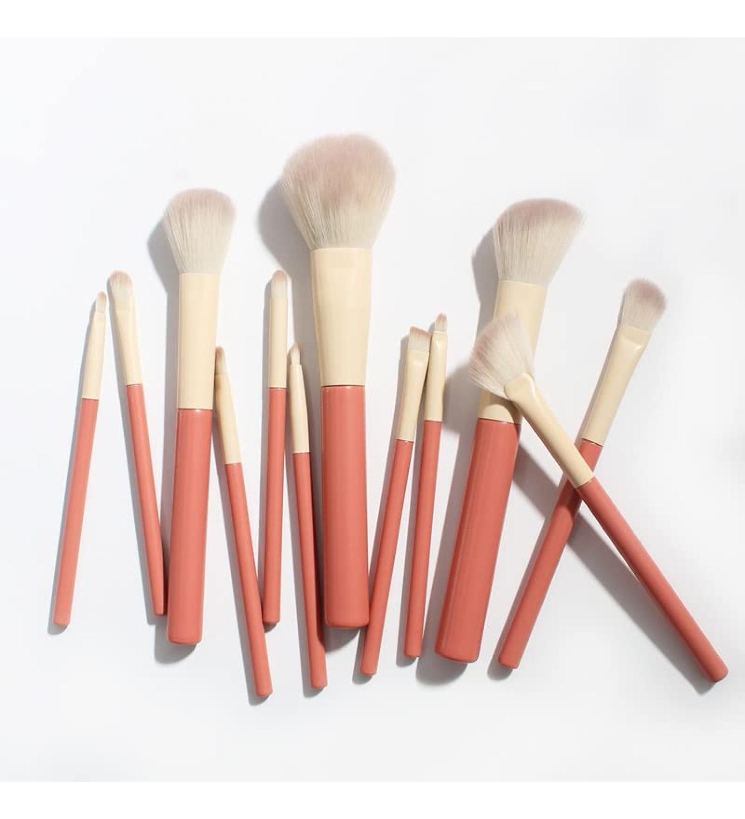 MADALIAN 12-Piece Soft Makeup Brush Set | Luxurious Blush & Loose Brush Tools | Ideal for Flawless Beauty Applications - Buy Online on GoSupps.com