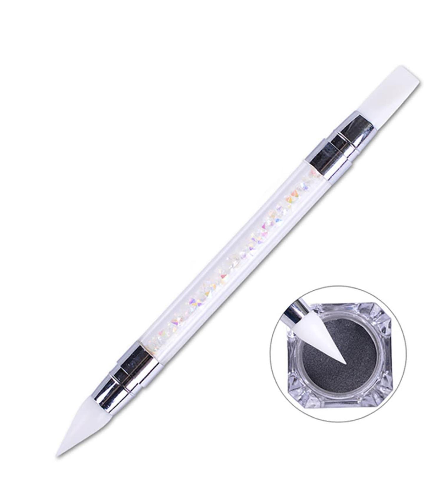 Dual-Ended Nail Art Pen - Silicone Head Dotting Tool for DIY Manicure & Nail Care | International Shipping - Buy Online on GoSupps.com