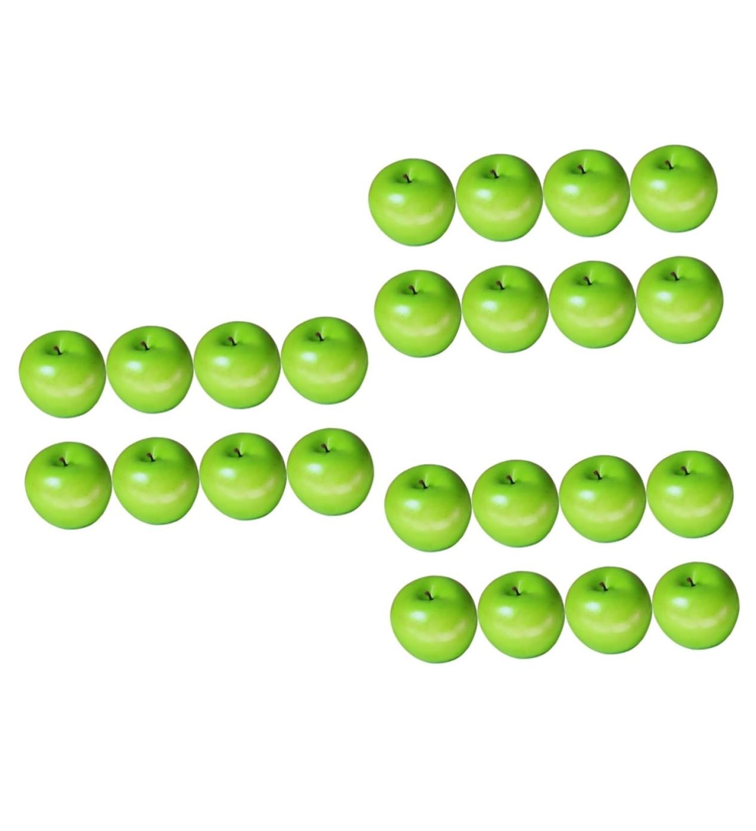 DECHOUS Toys 120 Pcs Kitchen Food Toy Artificial Dollhouse Fruit Figurine Simulation Mini Green Wedding Party Prop Green Model Vegetables Decorative Fake s Mini Toy Accessories Fake Fruit Greenx3pcs 3.5X3.5CMx3pcs - Buy Online on GoSupps.com