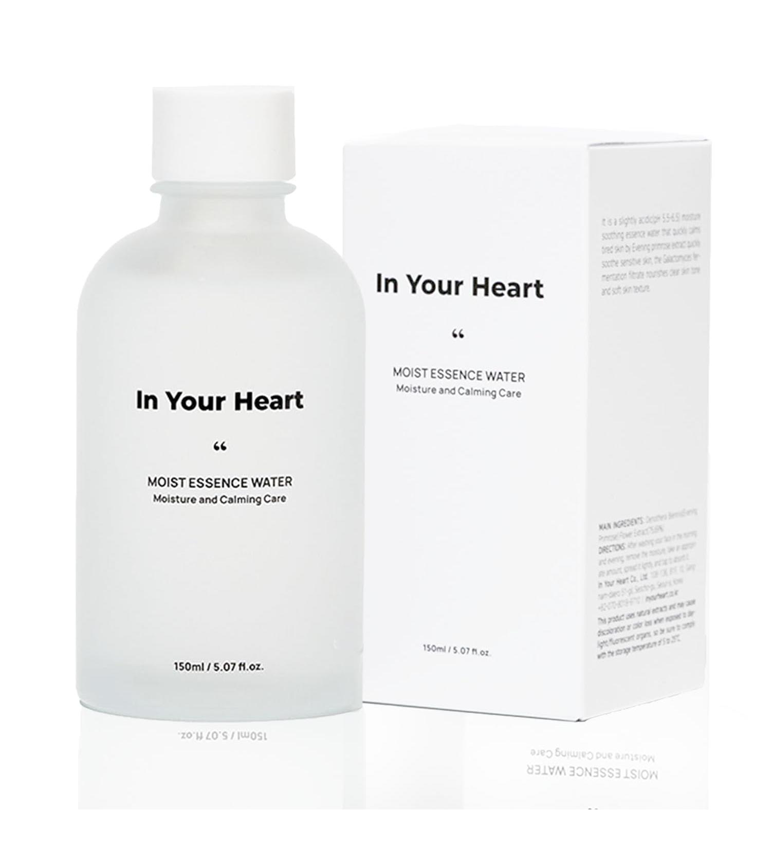 In Your Heart Evening Primrose Essence Water - Hydrating Face Toner for Dry Skin | Korean Moisturizing Skin Care for Men & Women - 150ml - Buy Online on GoSupps.com