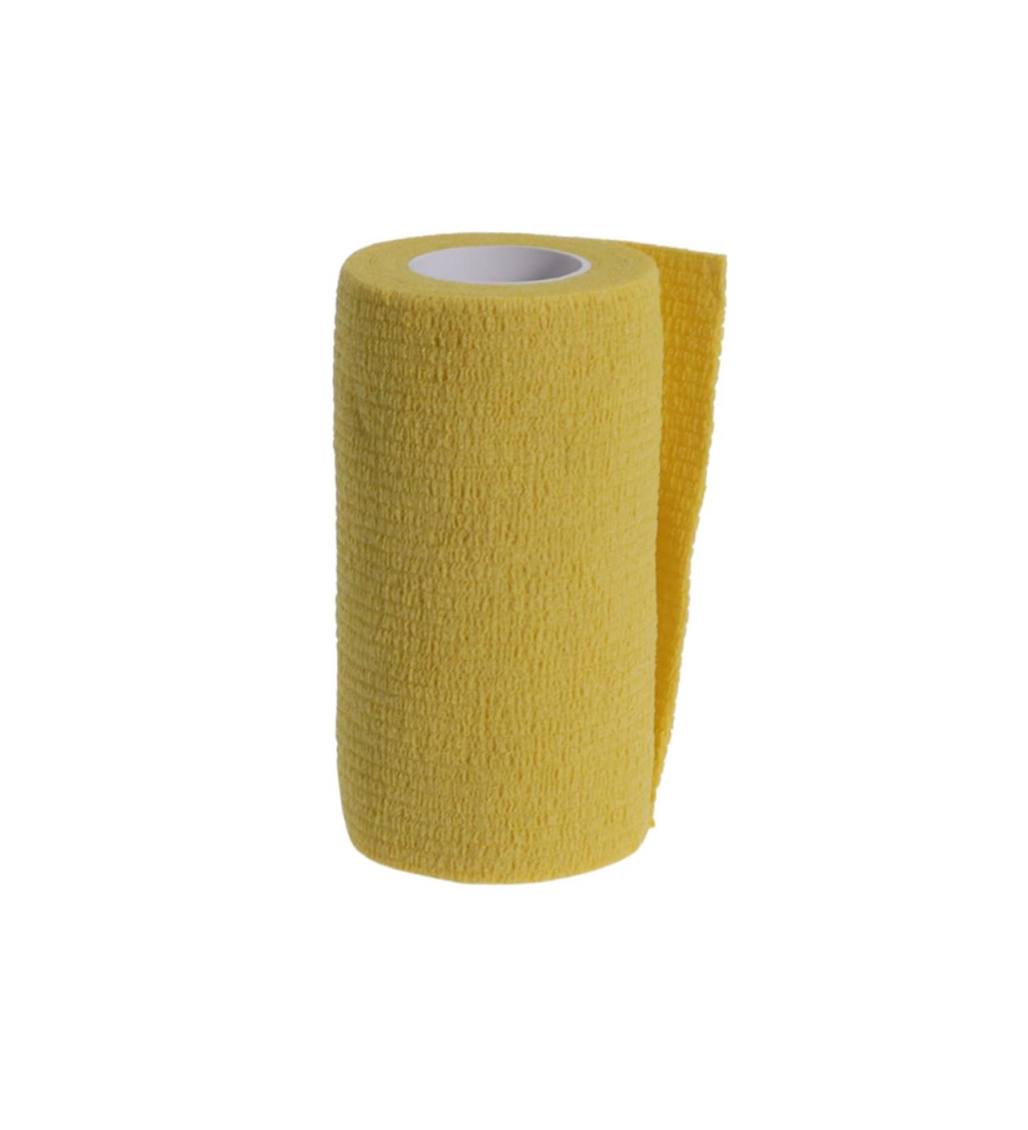 Buy Self-Adhesive Yellow Knee Pads for Sports | Medium Rolls Tape | International Shipping - Buy Online on GoSupps.com