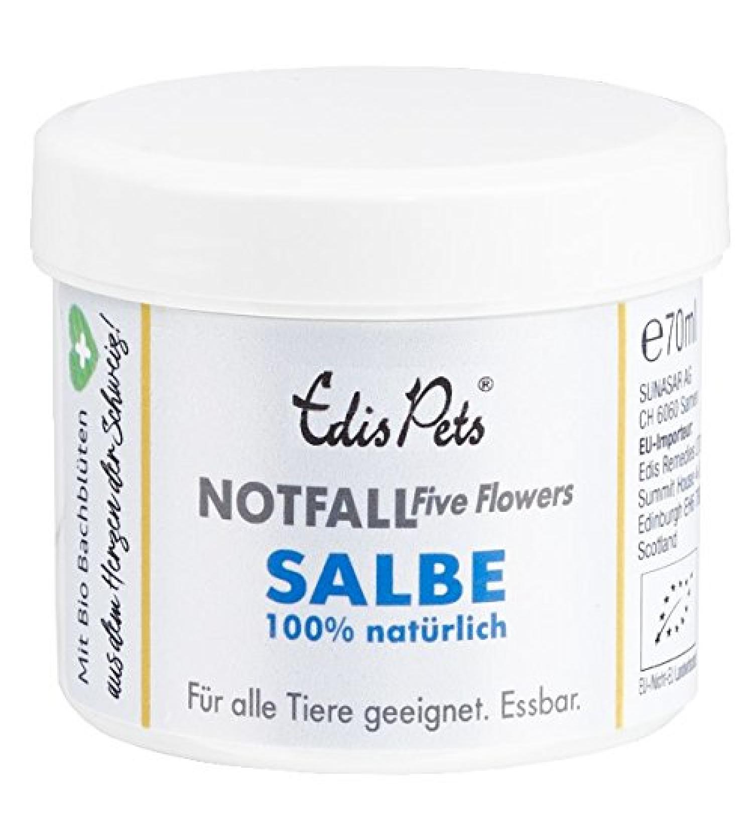 Sunasar Edis Five Flowers Organic Ointment with Bach Flowers 70 ml