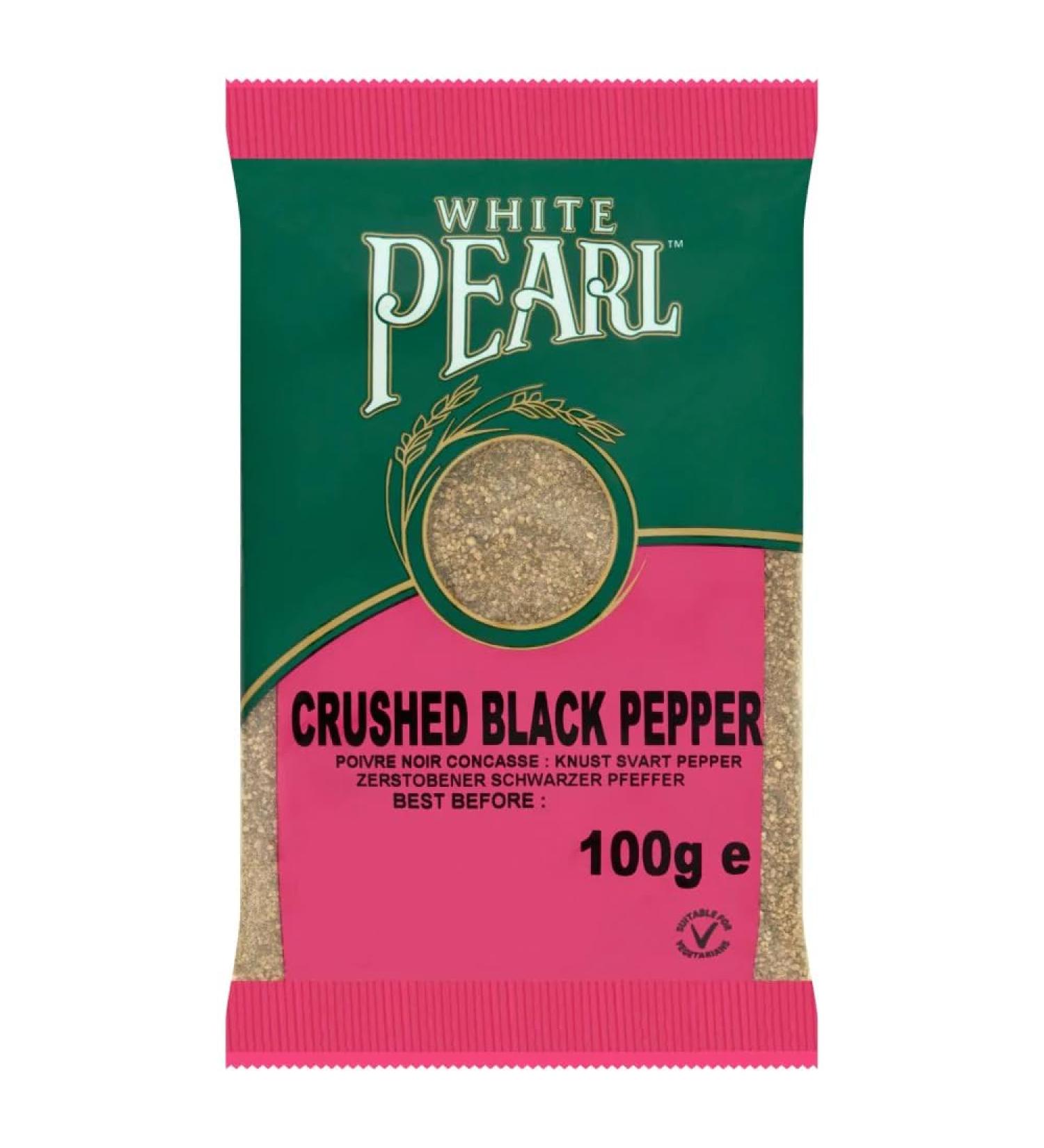 White Pearl Crushed Black Pepper 100g