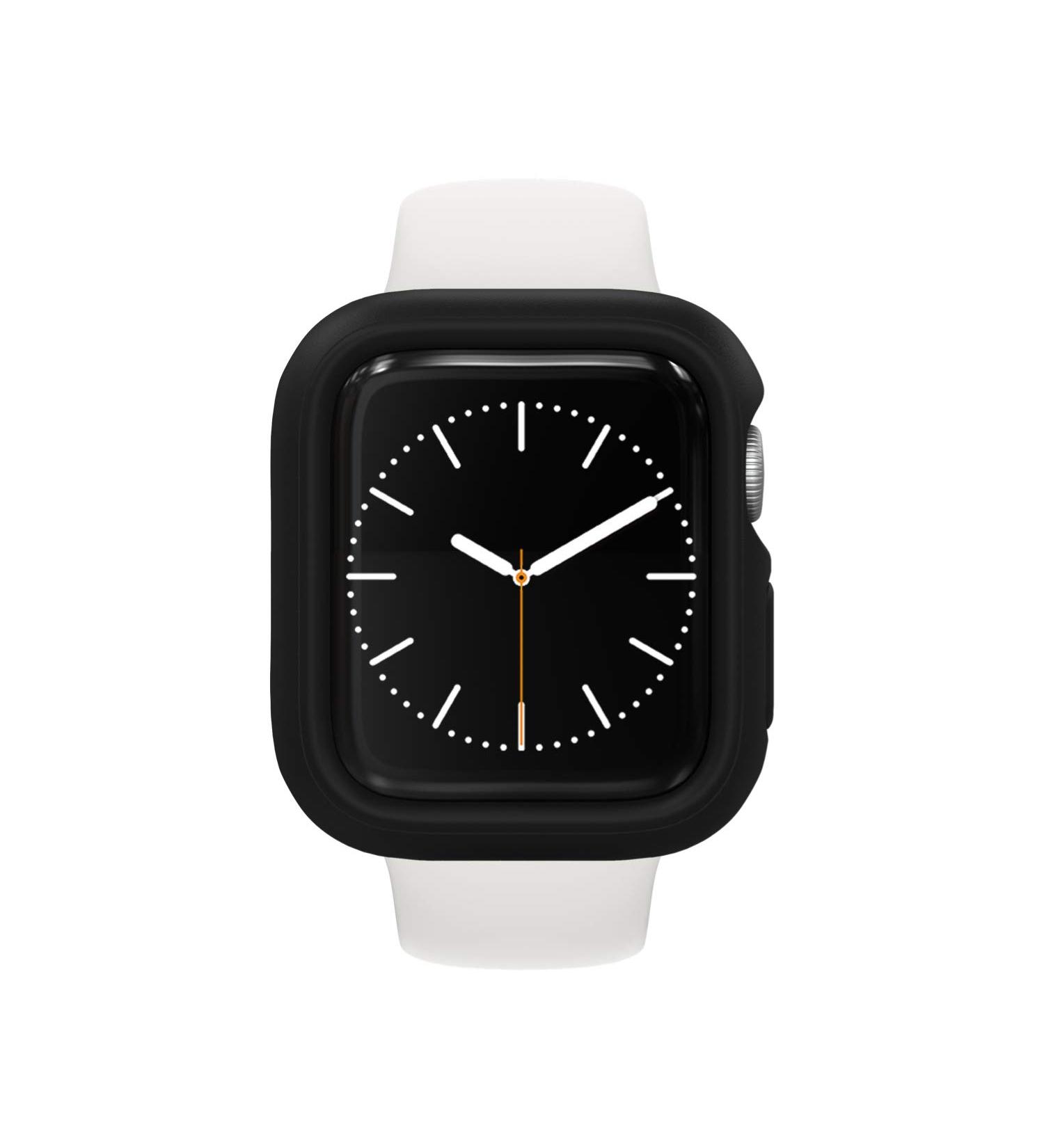 RHINOSHIELD Bumper Case Compatible with Apple Watch SE & Seriess 6/5 / 4 44mm | Slim Protective Cover - Lightweight and Shock Absorbent - Black 44mm Black - Buy Online on GoSupps.com