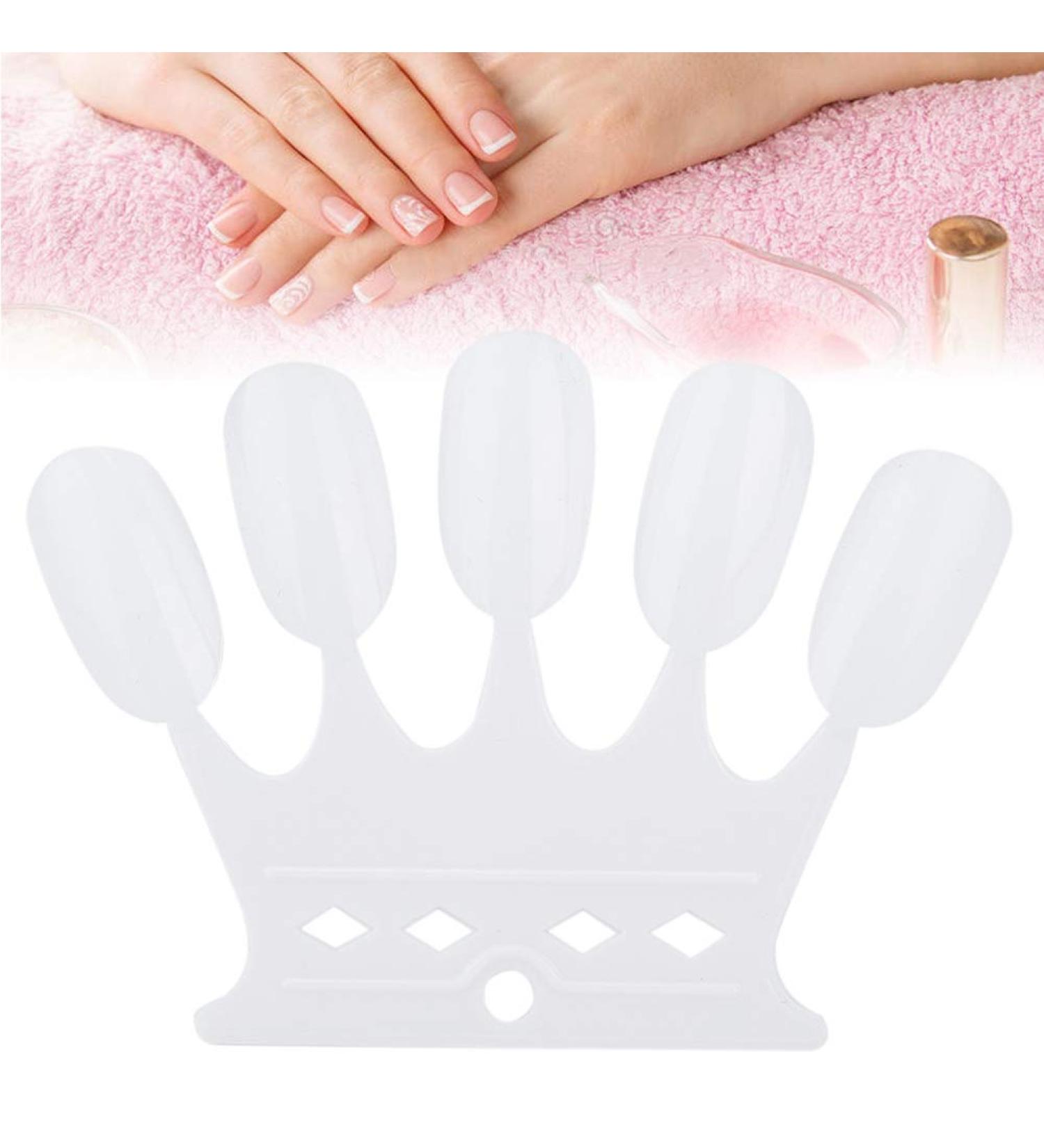 50 Nail Art Exercise Tips - 4 Color Display Mani Polier Gel Polish Sticks | Perfect Nail Color Card Tool - Buy Online on GoSupps.com