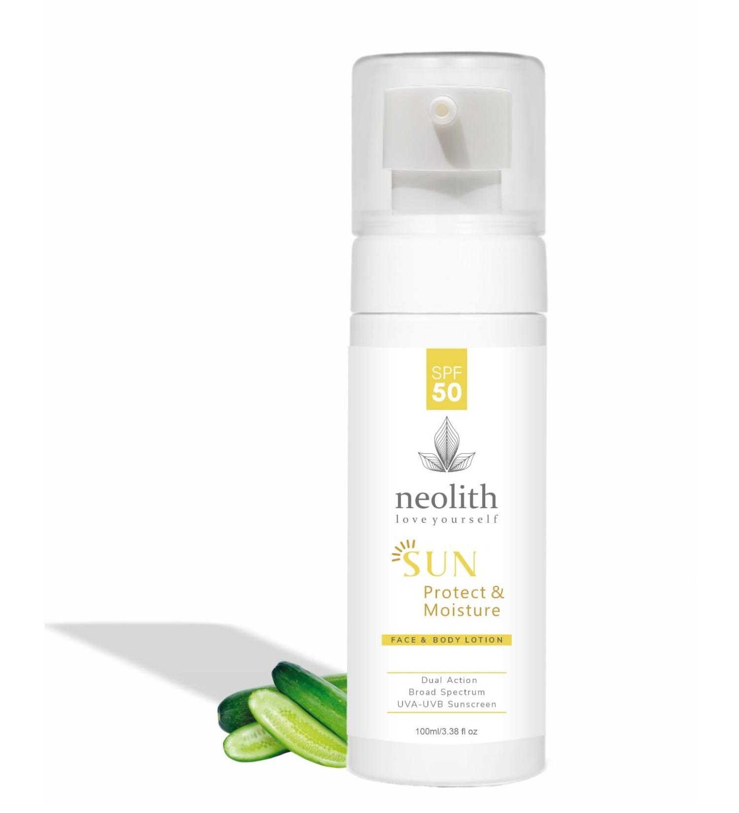 Neolith Sunscreen SPF 50 Lotion || Face & Body Use || 100 ML