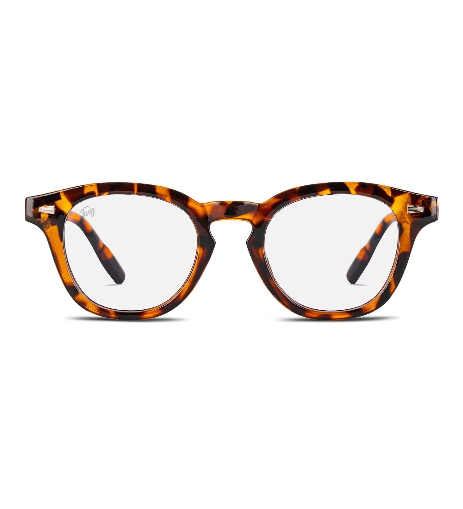 TWIG Computer Glasses BAUMAN | Blue Block Screen Filter for Men & Women | Stylish Tortoise Design - Buy Online on GoSupps.com