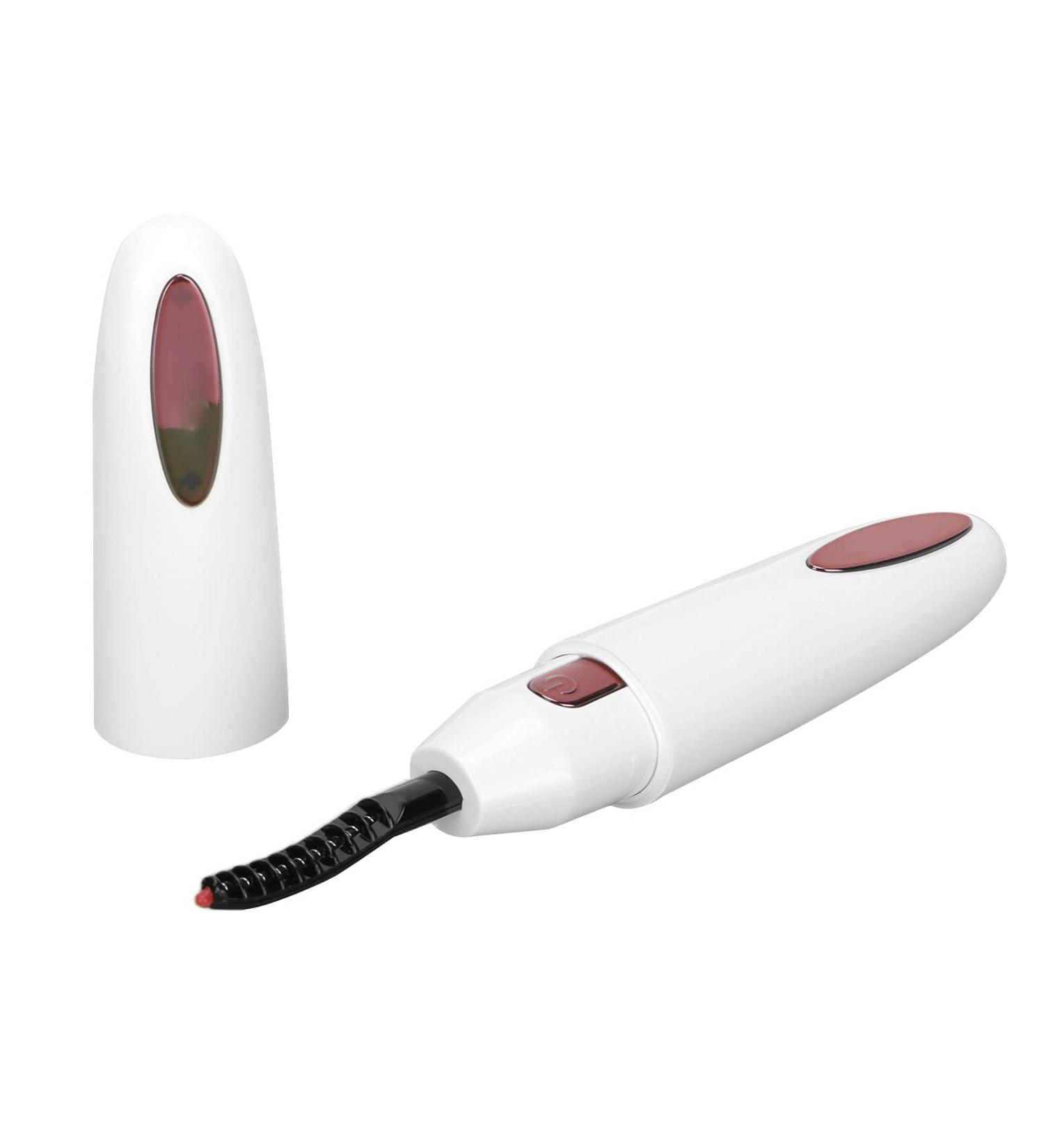 Verdant Touch Heating Eyelash Curler Electric Heated Eyelash Curler USB Rechargeable Lash Curler for Long Lasting Natural Eyelashes White - Buy Online on GoSupps.com