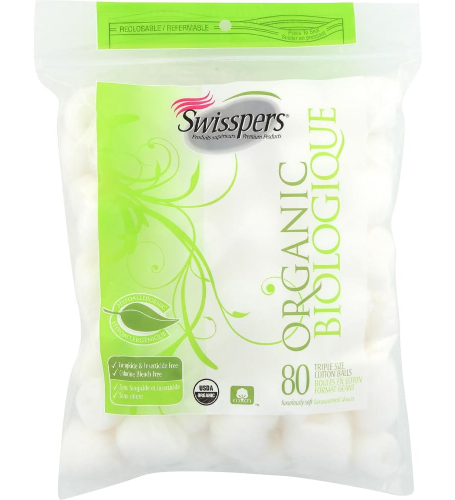 Buy Swisspers Cotton Rounds (80 ea Pack of 3) - Premium Quality Cotton Pads for Makeup Removal & Skincare | Fast International Shipping - Buy Online on GoSupps.com