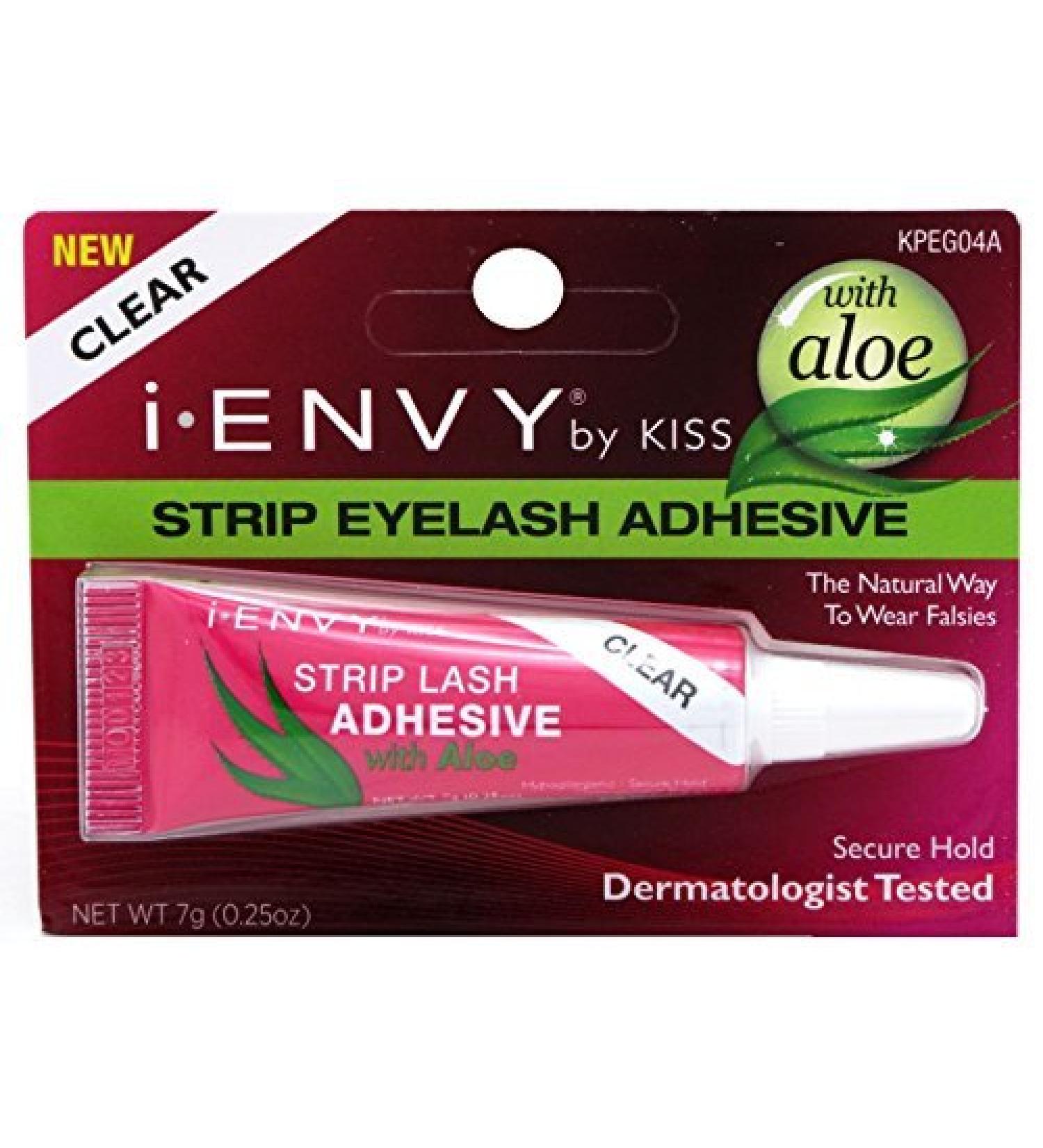 Kiss I Envy Clear 04 Eyelash Adhesive Strip With Aloe 0.25oz by kiss i envy
