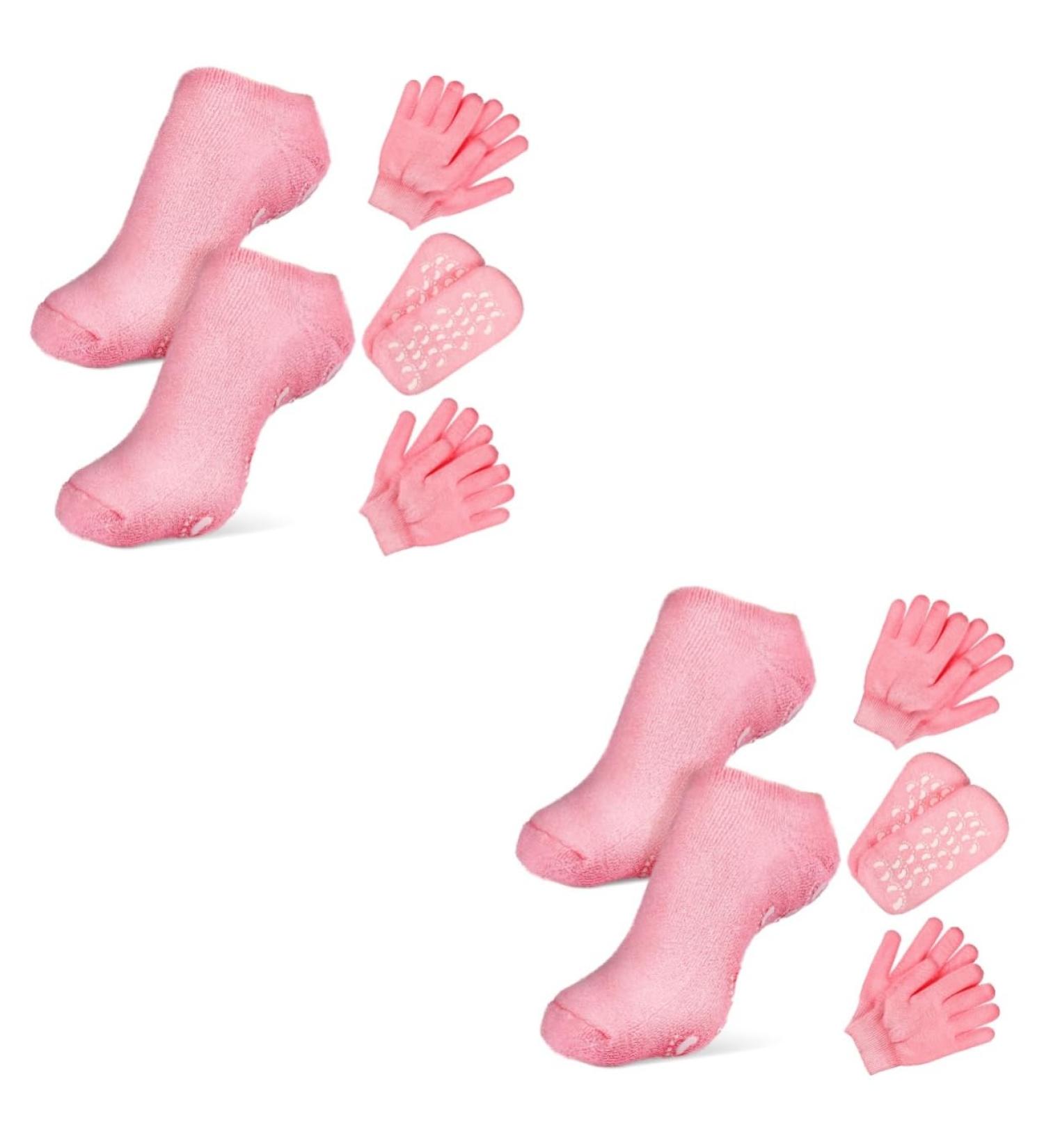 minkissy Moisturizing Cover 4 Sets Spa Moisturizing Socks Hand Feet Skin Care Supplies Hand Moisturizer Gloves Feet Moisturizer Socks Moisturizing Socks Skin Care Products Cotton Skin - Buy Online on GoSupps.com