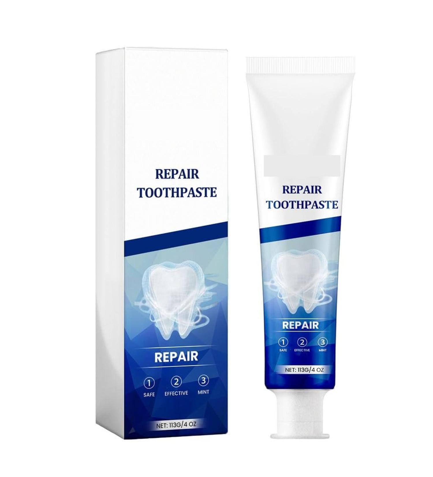 Cleaning Toothpaste - Teeth Brightening Stain Removal Enamel Care Mint Fresh Mild Daily Oral Care(1pcs) - Buy Online on GoSupps.com