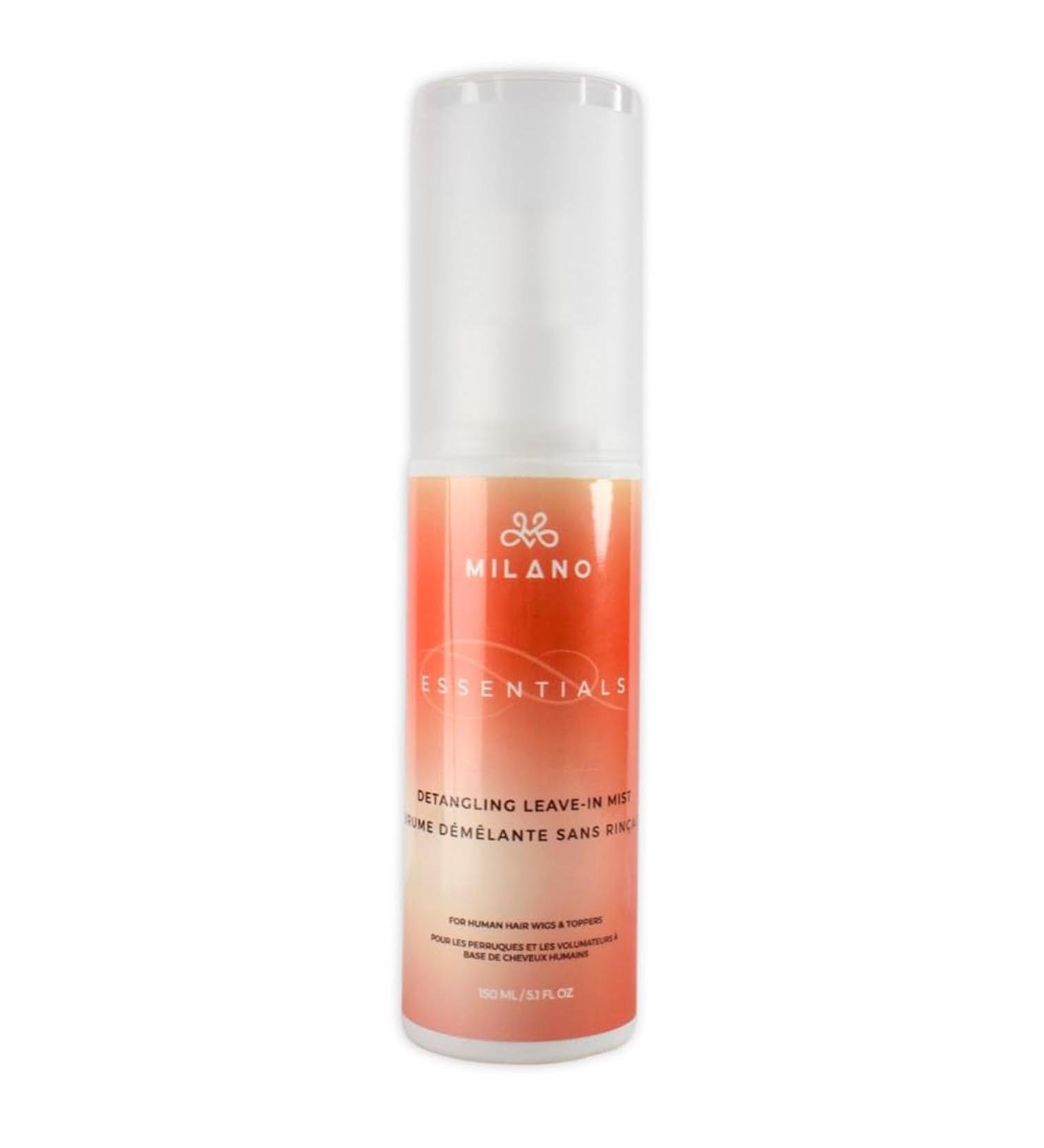 MILANO COLLECTION Essentials Detangling Leave In Hair Wig Spray Lightweight Detangler Hydration Hair Spray for Wigs Extensions and Hair Pieces Vegan Hair Care for Fine Curly & Natural Hair & Wigs Ultra Gentle Detangler 150ml - Buy Online on GoSupps.com