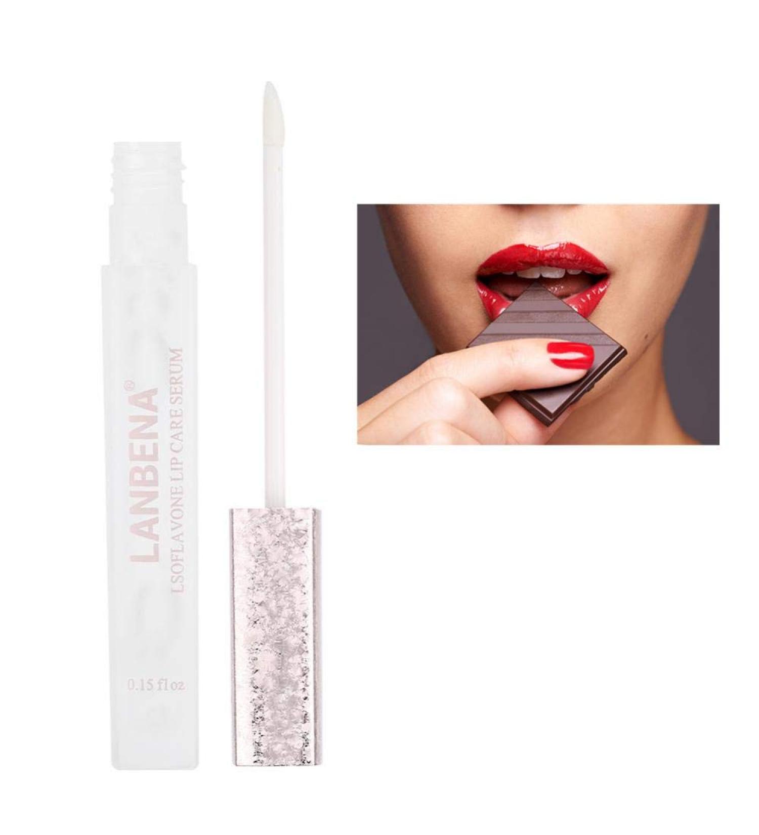 Organic Lip Plumper Serum | Enhances Lip Elasticity | Moisturizing Lip Care Stick | Reduces Fine Lines & Boosts Volume (1PC) - Buy Online on GoSupps.com