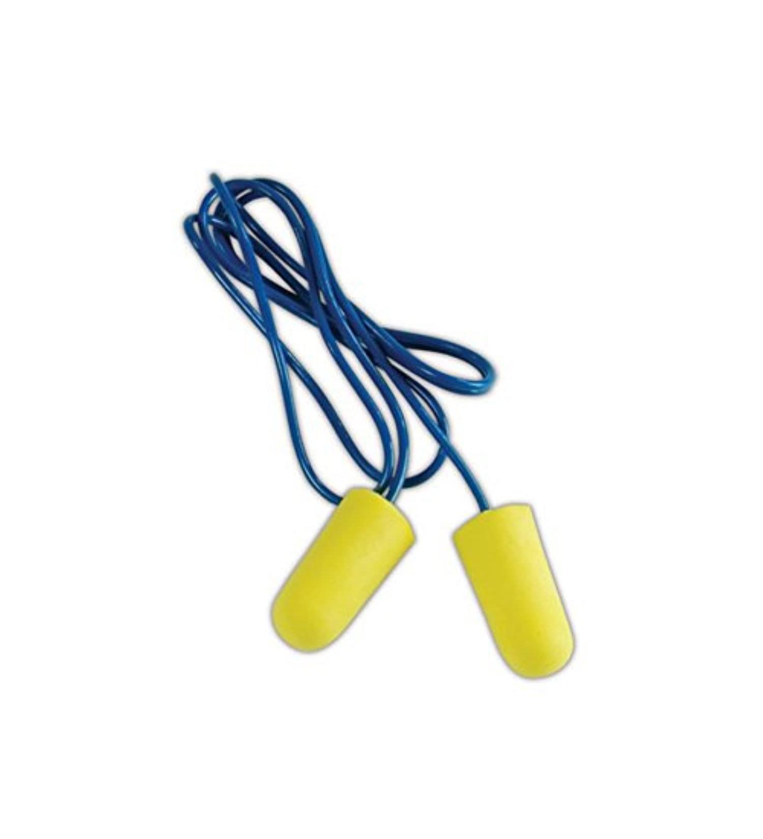 3M 312-1223 E-A-R Taper Fit 2 Foam Regular Corded Earplugs OSFA Red