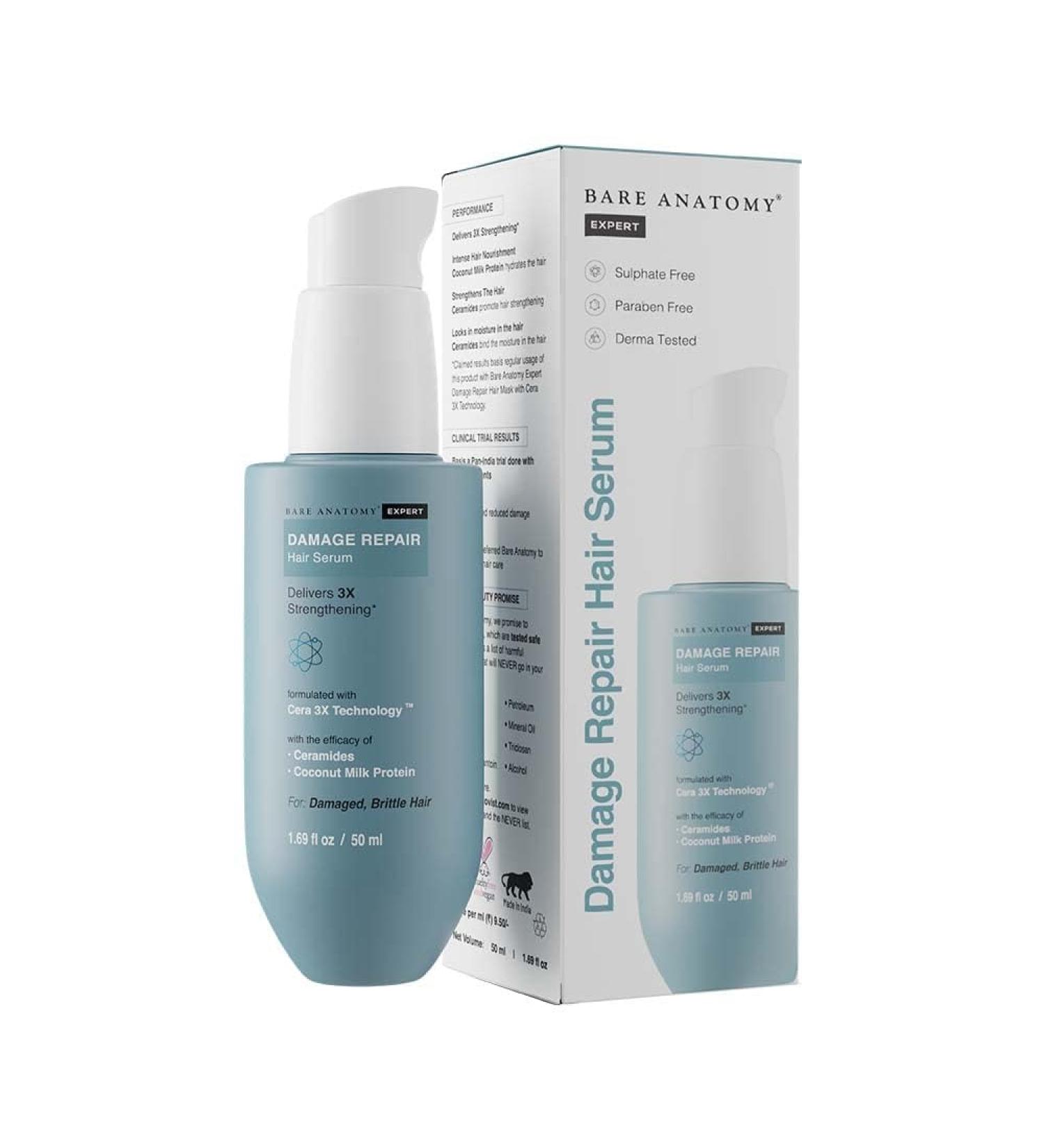 Buy Bare Anatomy Expert Series Damage Repair Serum - Rejuvenate & Restore Your Hair | International Shipping Available - Buy Online on GoSupps.com