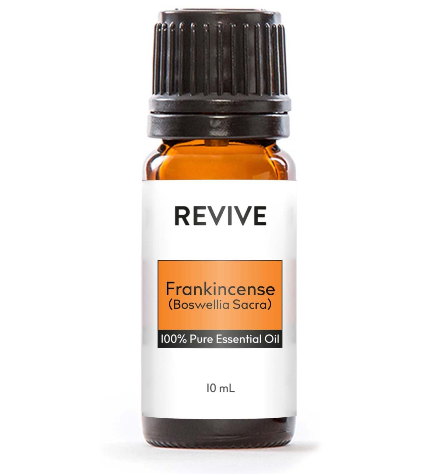 Frankincense Boswellia Sacra Essential Oil 10mL - 100% Pure Therapeutic Grade for Diffuser Aromatherapy Skin & Hair Care | Revive Essential Oils - Buy Online on GoSupps.com