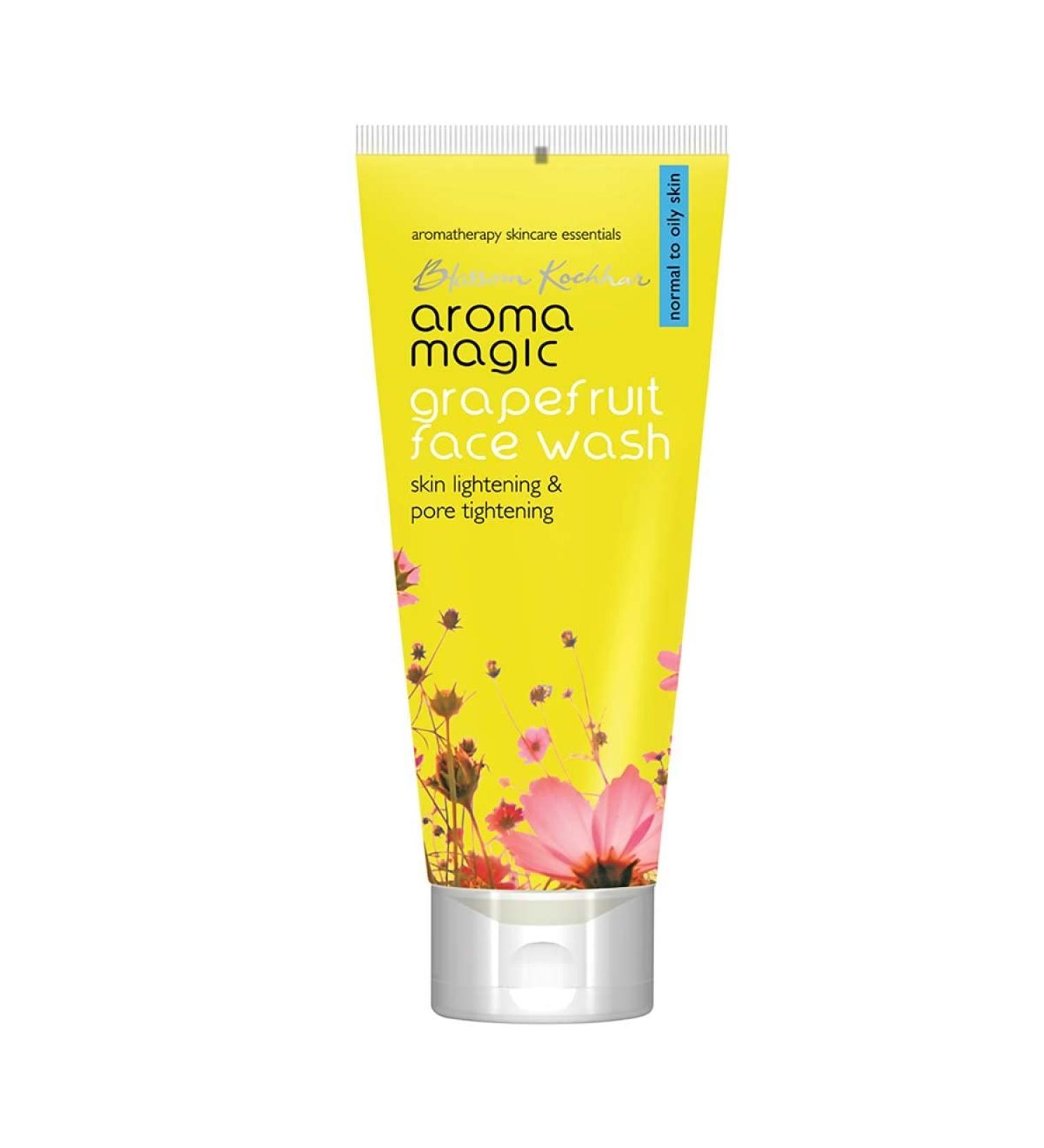 Grapefruit Face Wash for Oily Skin | 3.38 Oz Hydrating Cleanser with Aloe Vera | Daily Facial Wash for Men & Women - Buy Online on GoSupps.com