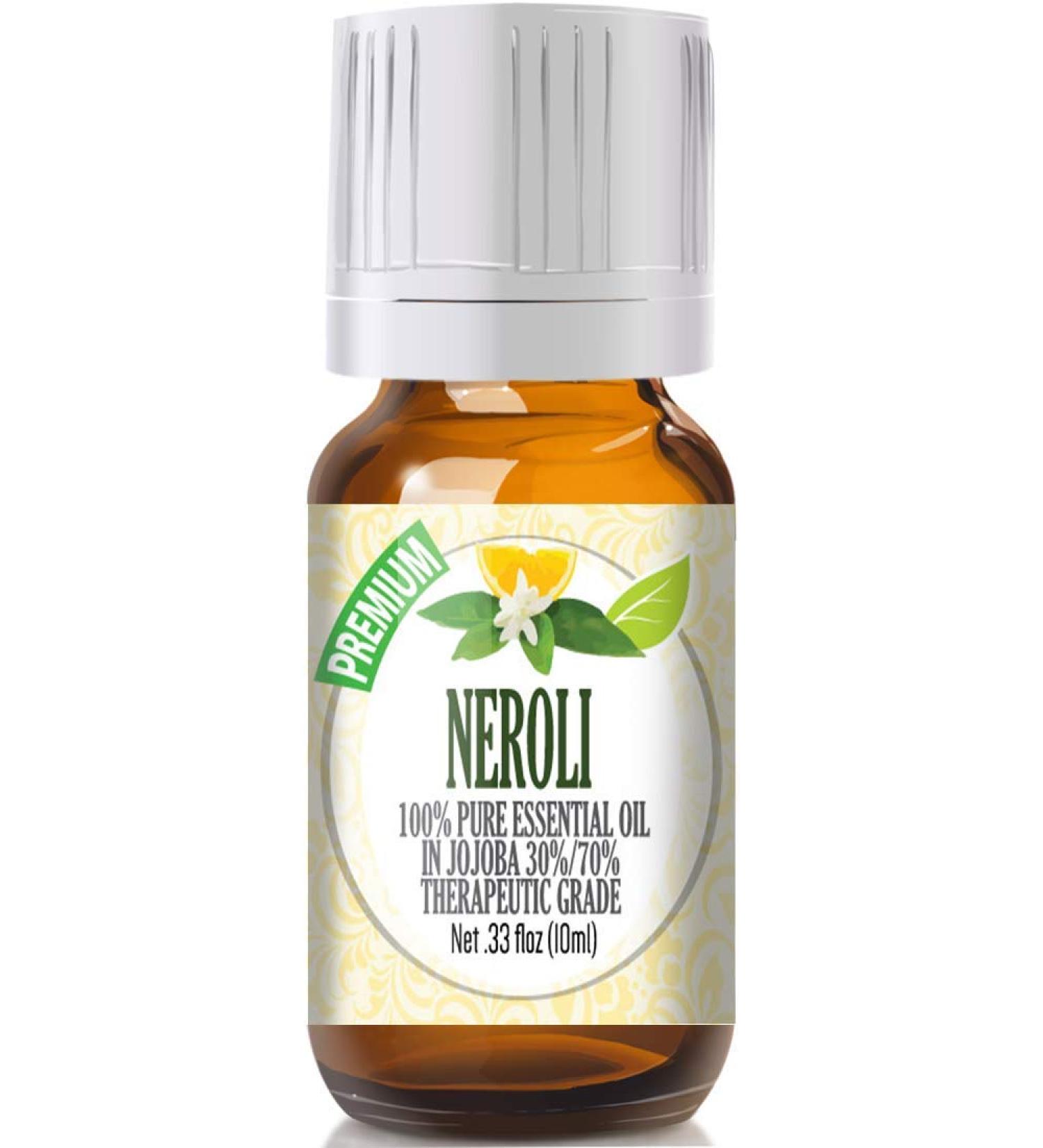 Healing Solutions 10ml Neroli Essential Oil - Aromatherapy Neroli Oil (0.33 Fl Oz)