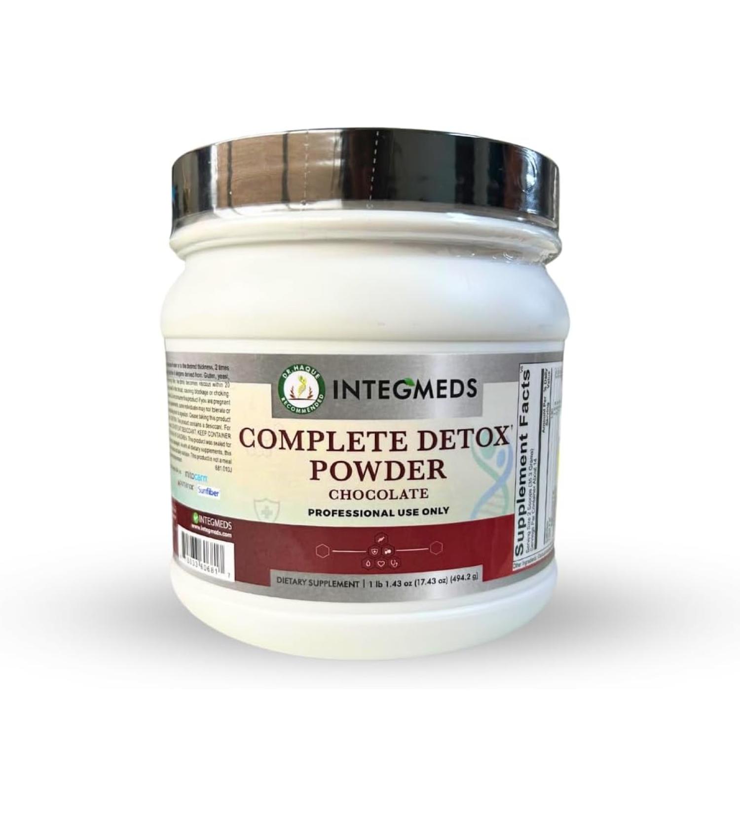 INTEGMEDS Complete Detox Powder - Chocolate - 17.43 Oz | Ultimate Cleanse & Weight Management - Buy Online on GoSupps.com