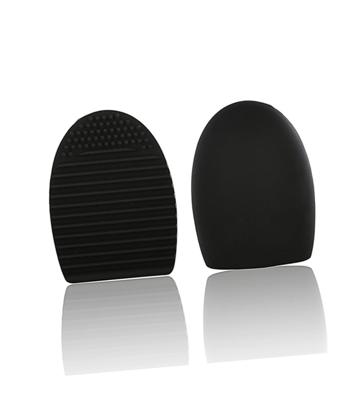 Ipetboom Makeup Brush Cleanser Makeup Sponge Cleaner Glass Nasal Spray Silicone Brush Cleaner Makeup Egg Silicone Cosmetic Brush Egg Cosmetic Clean Tools Detergent Make up Washboard Travel medium Black - Buy Online on GoSupps.com