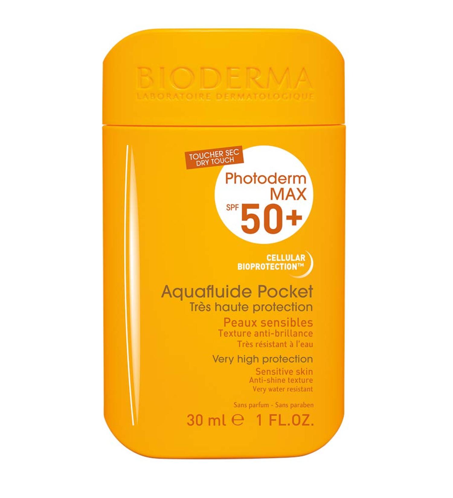 Buy Photoderm Max SPF 50+ Aquafluide Pocket 30ml - Best Sunscreen for All Skin Types | Fast International Shipping - Buy Online on GoSupps.com